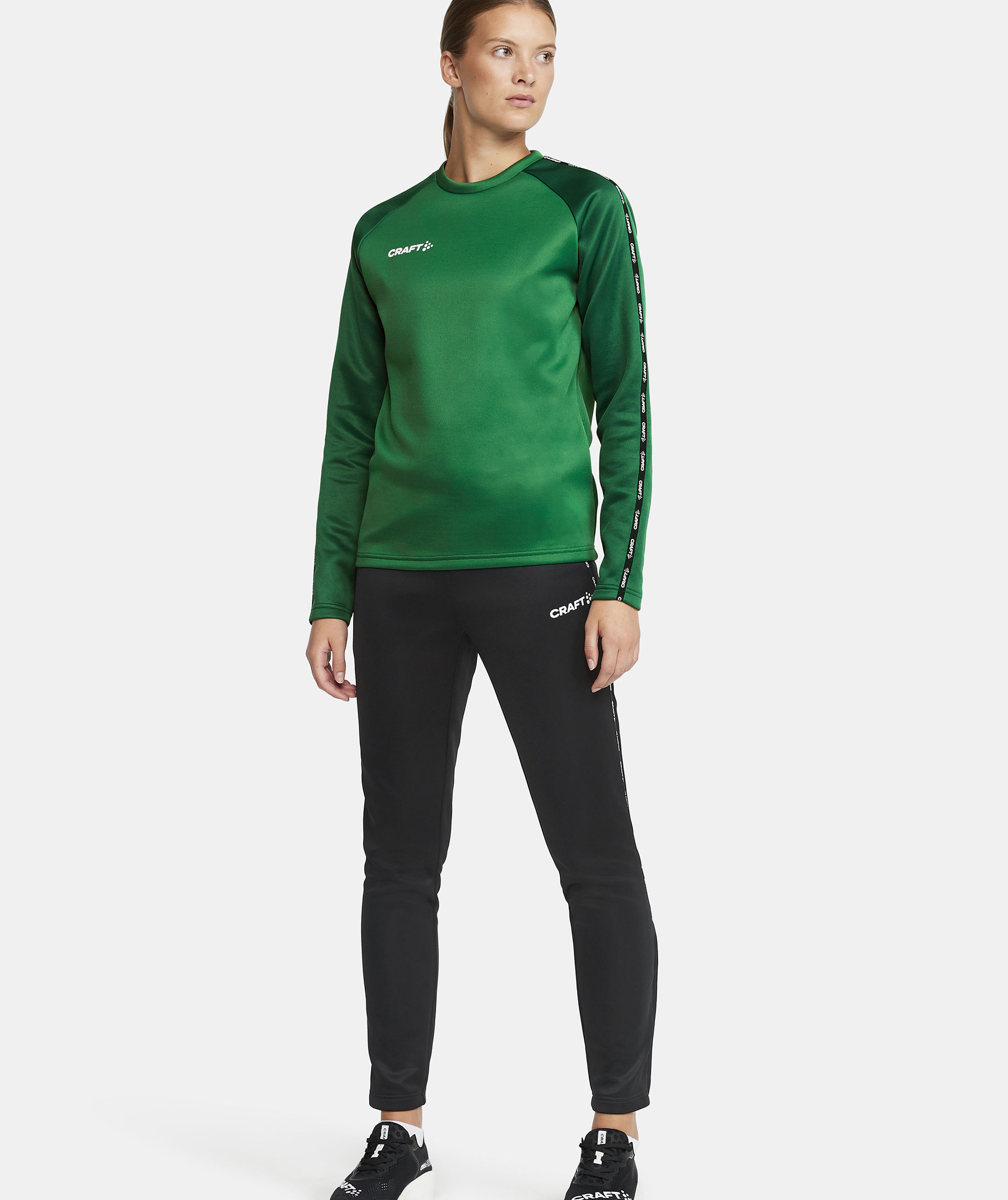 Craft Squad 2.0 women's training pullover, Team Green-Ivy, large image number 1