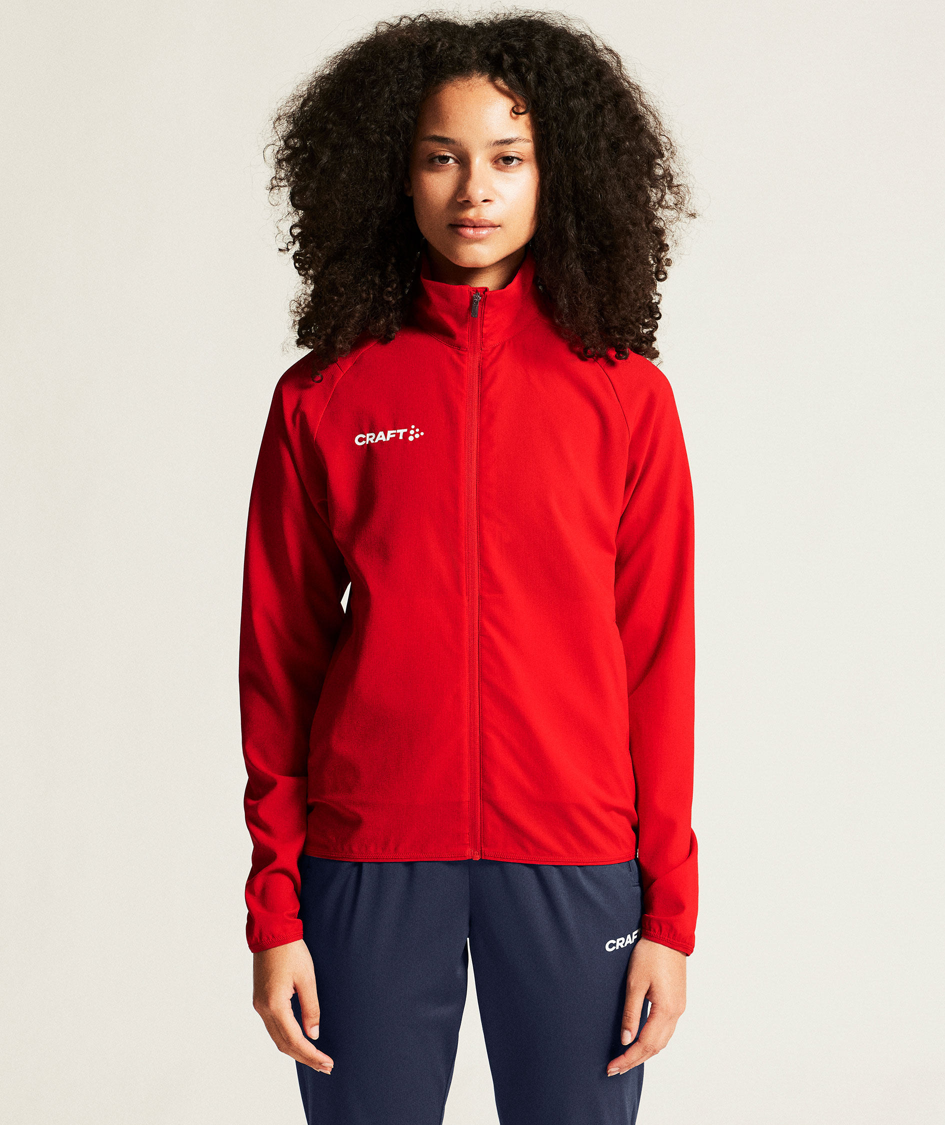 Craft Rush 2.0 cardigan, Bright red