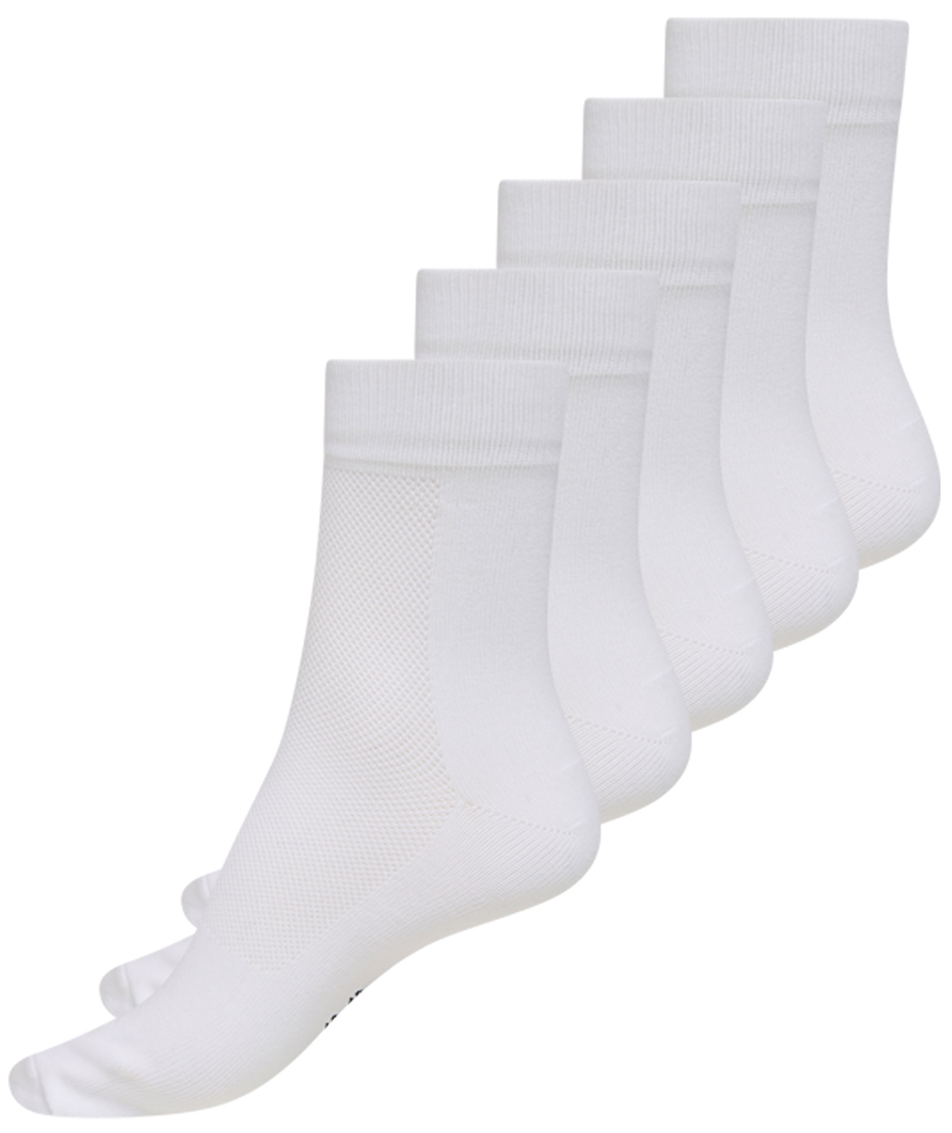 Zebdia 5er-pack Laufsocken, Wei&szlig;, large image number 0