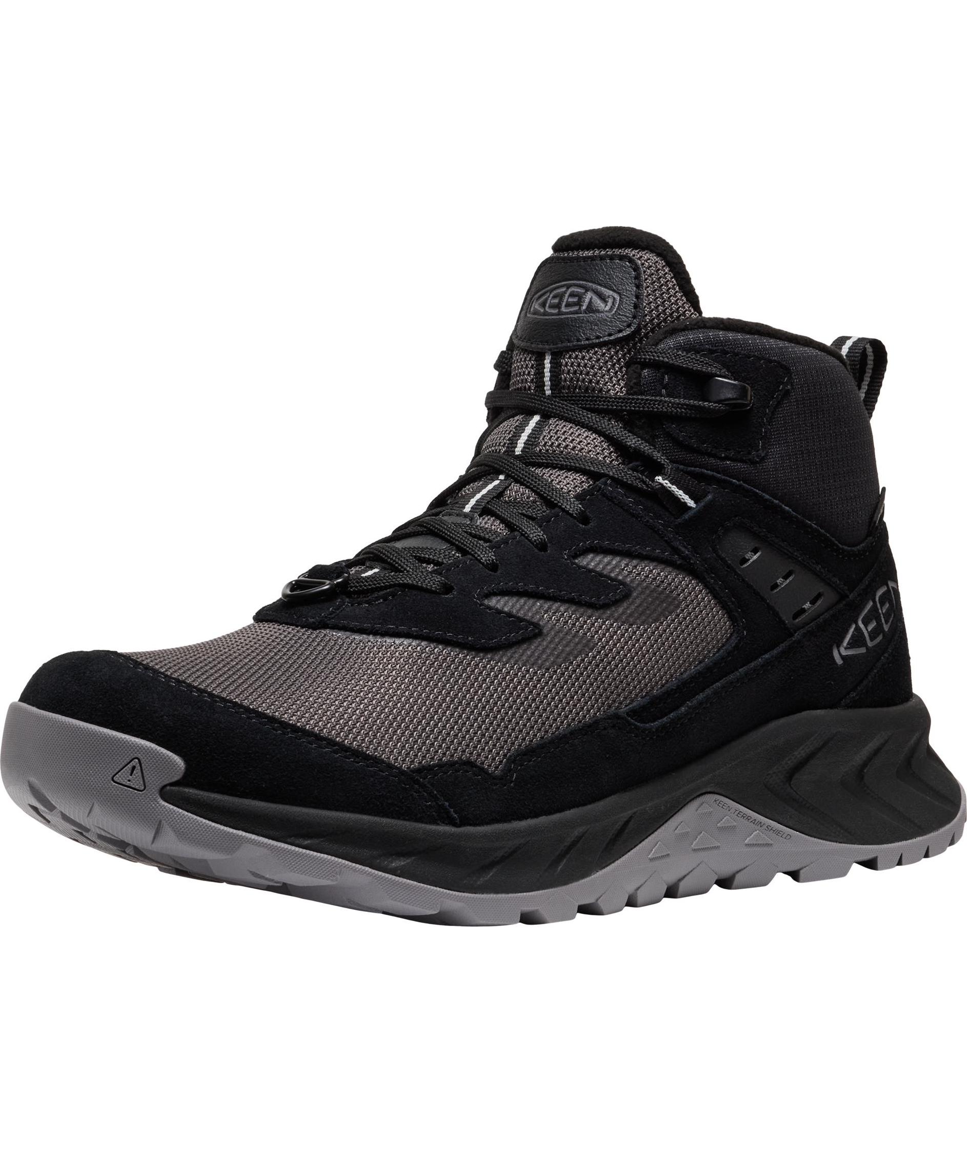 Keen Hightrail Mid Polar vandrest&oslash;vlette, Black/Steel Grey, large image number 3