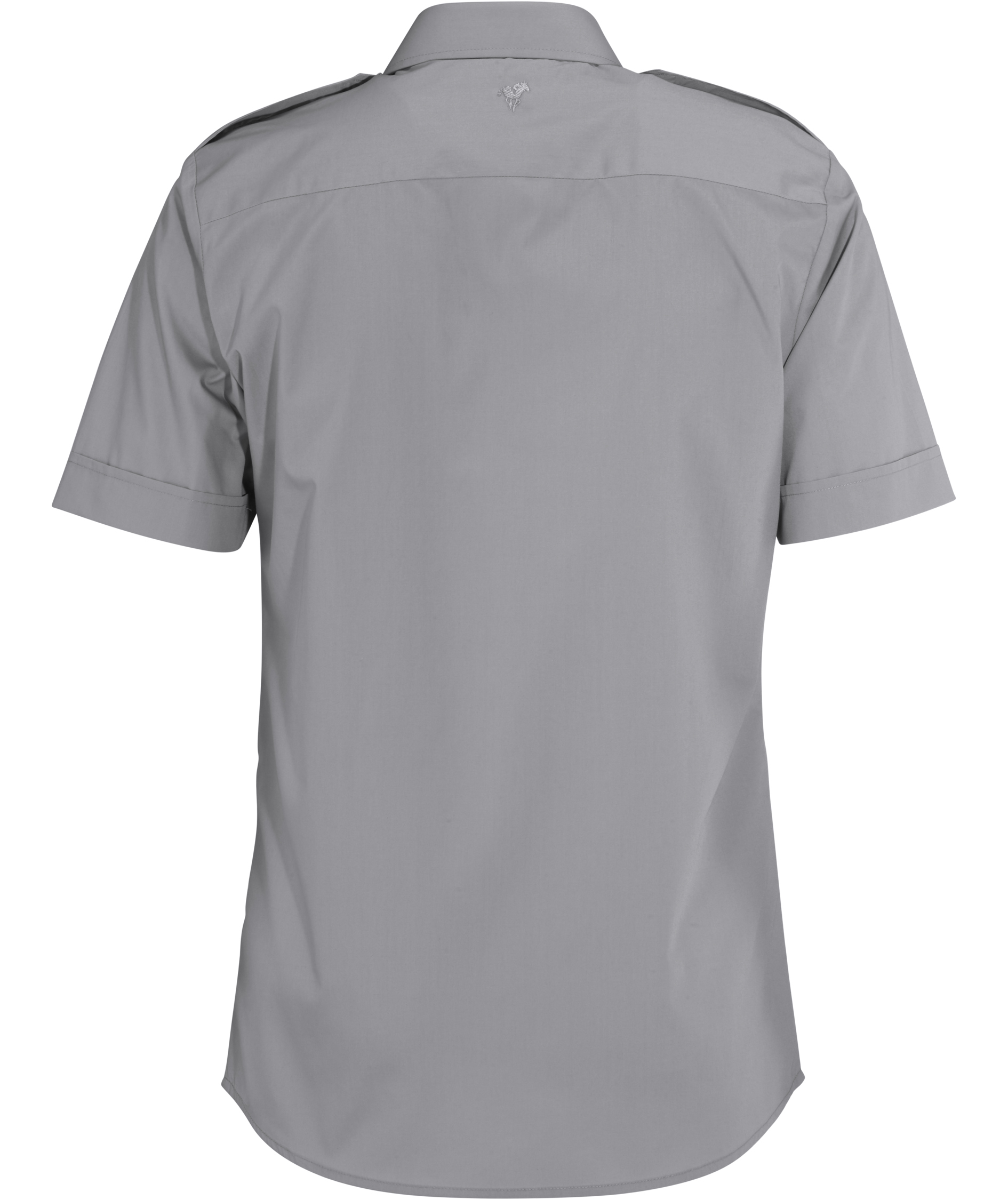 Derby of Sweden Maverick Slim fit kortermet pilotskjorte, Grey, large image number 2