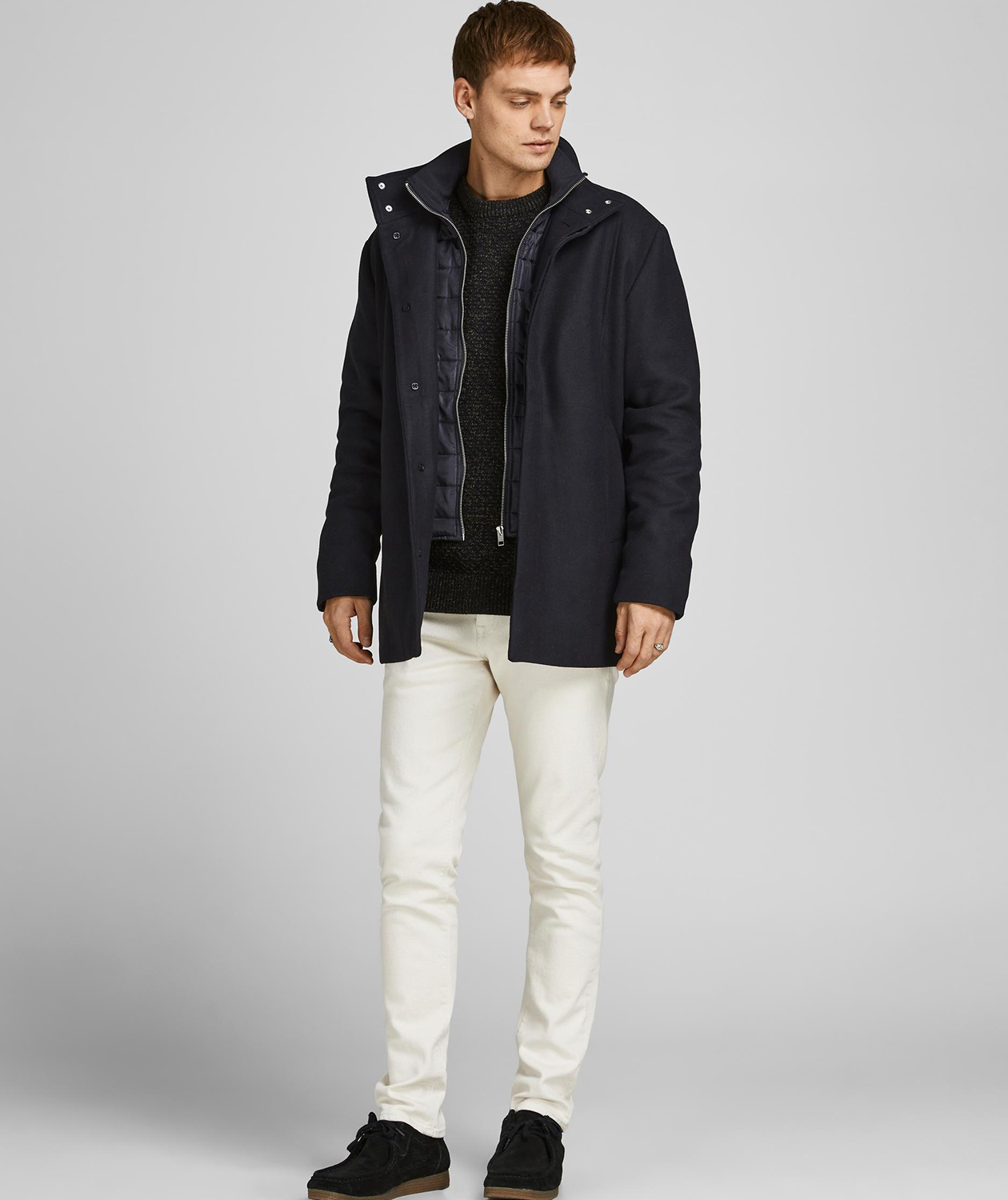 Jack & Jones JJEDUNHAM ull jacka, Svart, large image number 6