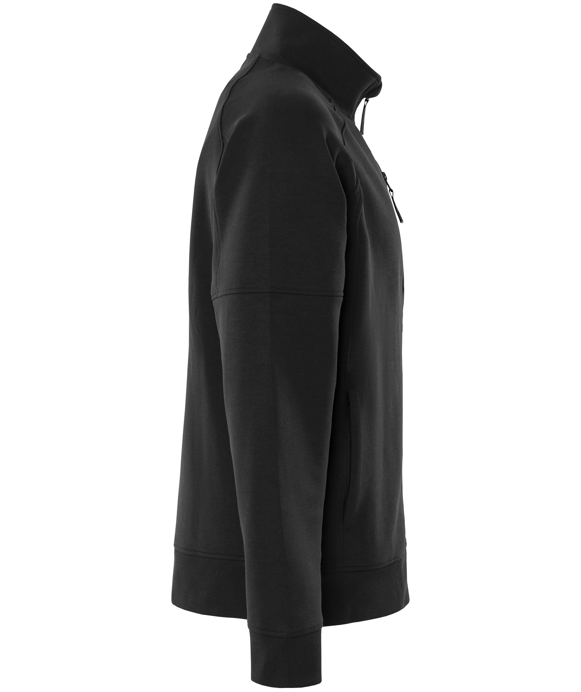 Fristads women's sweatshirt with zipper 7832 GKI, Black, large image number 3