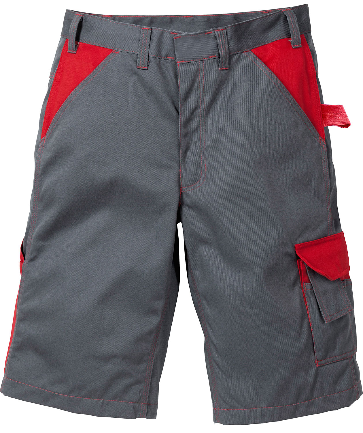 Fristads Kansas Icon work shorts, Grey/Red, large image number 0