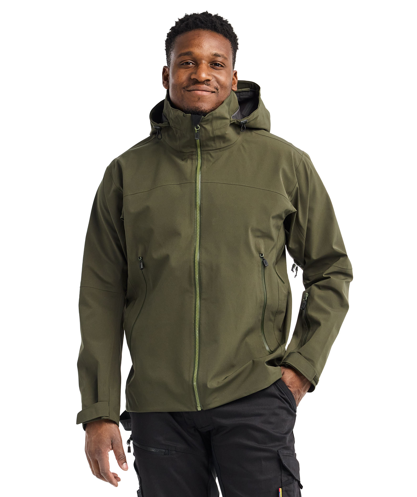 Bl&aring;kl&auml;der Striker skaljakke full stretch, Skovgr&oslash;n