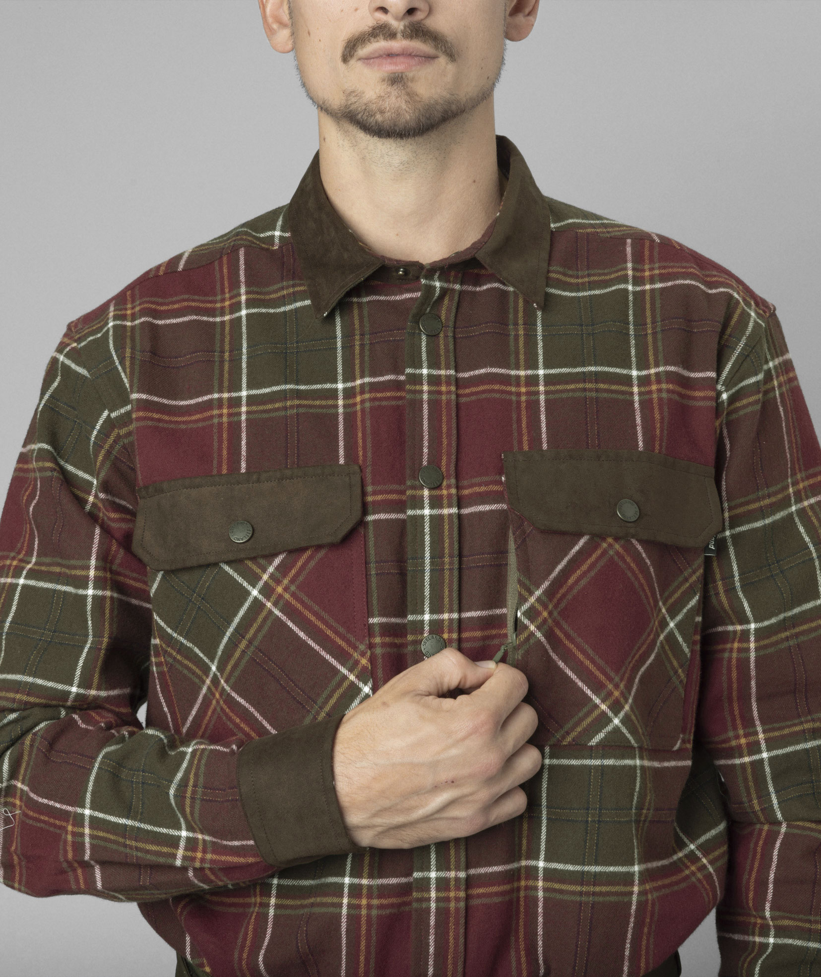 Seeland Banff lumberjack shirt, Red Check, large image number 7