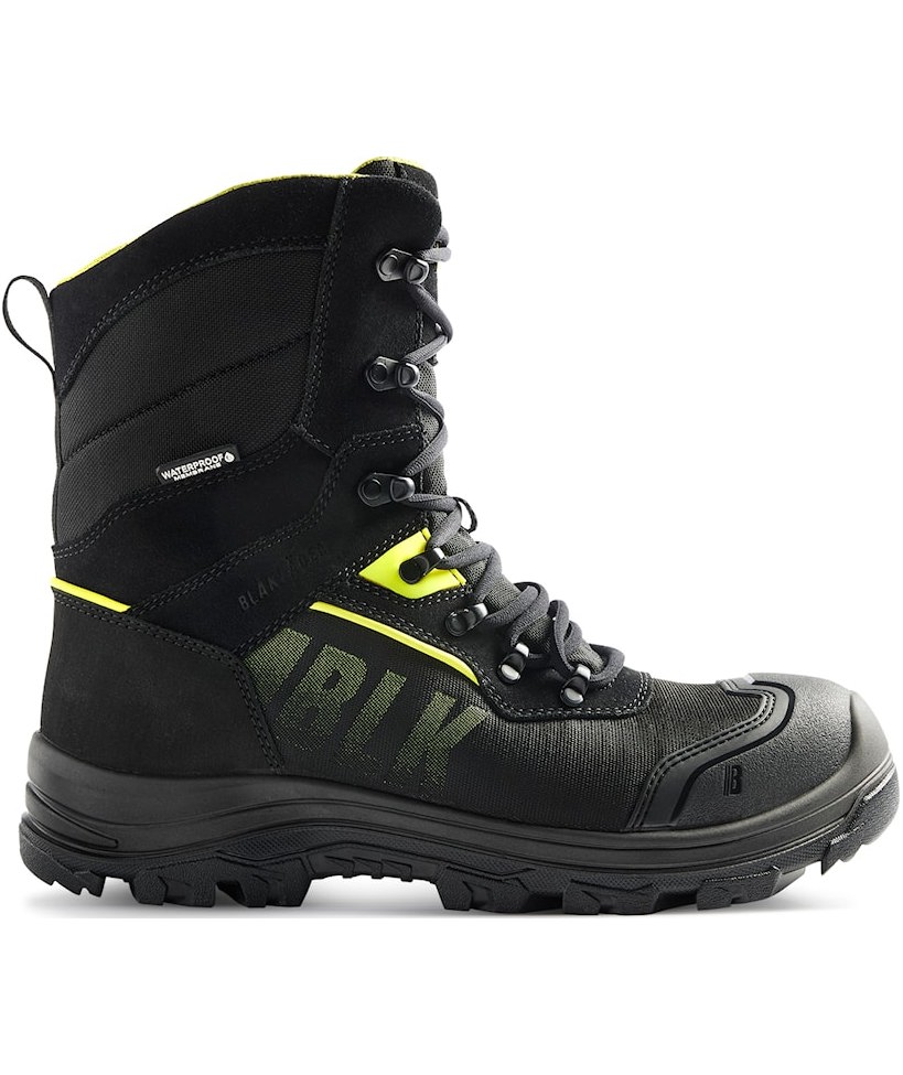 Bl&aring;kl&auml;der Storm vintersikkerhedsst&oslash;vler S3, Sort/Hi-Vis Gul