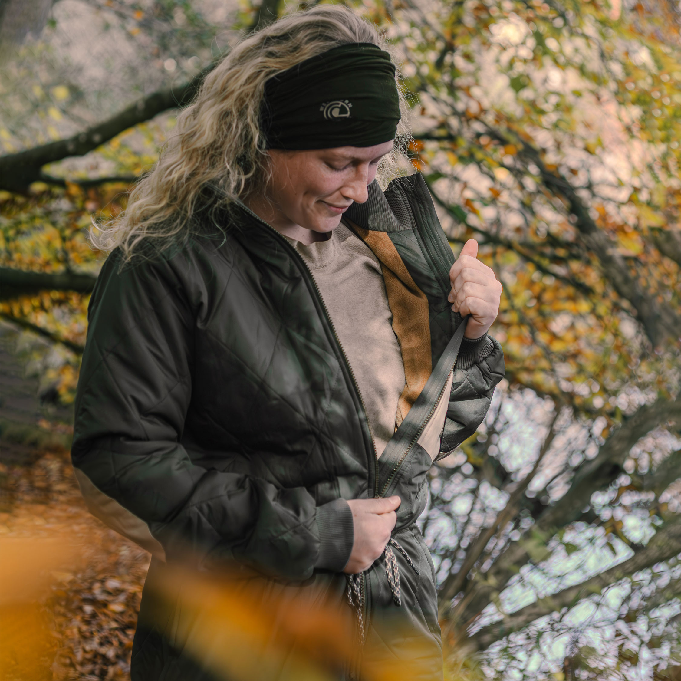 Westborn dame vattert heldrakt, Dusty Olive, large image number 3