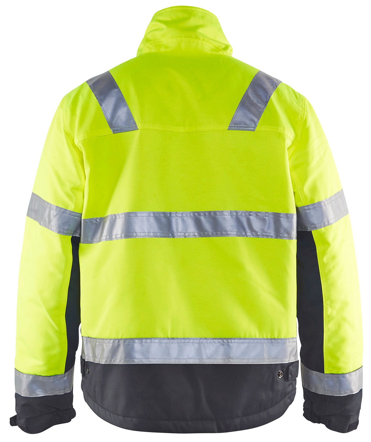 Bl&aring;kl&auml;der vinter arbejdsjakke, Gul/Sort