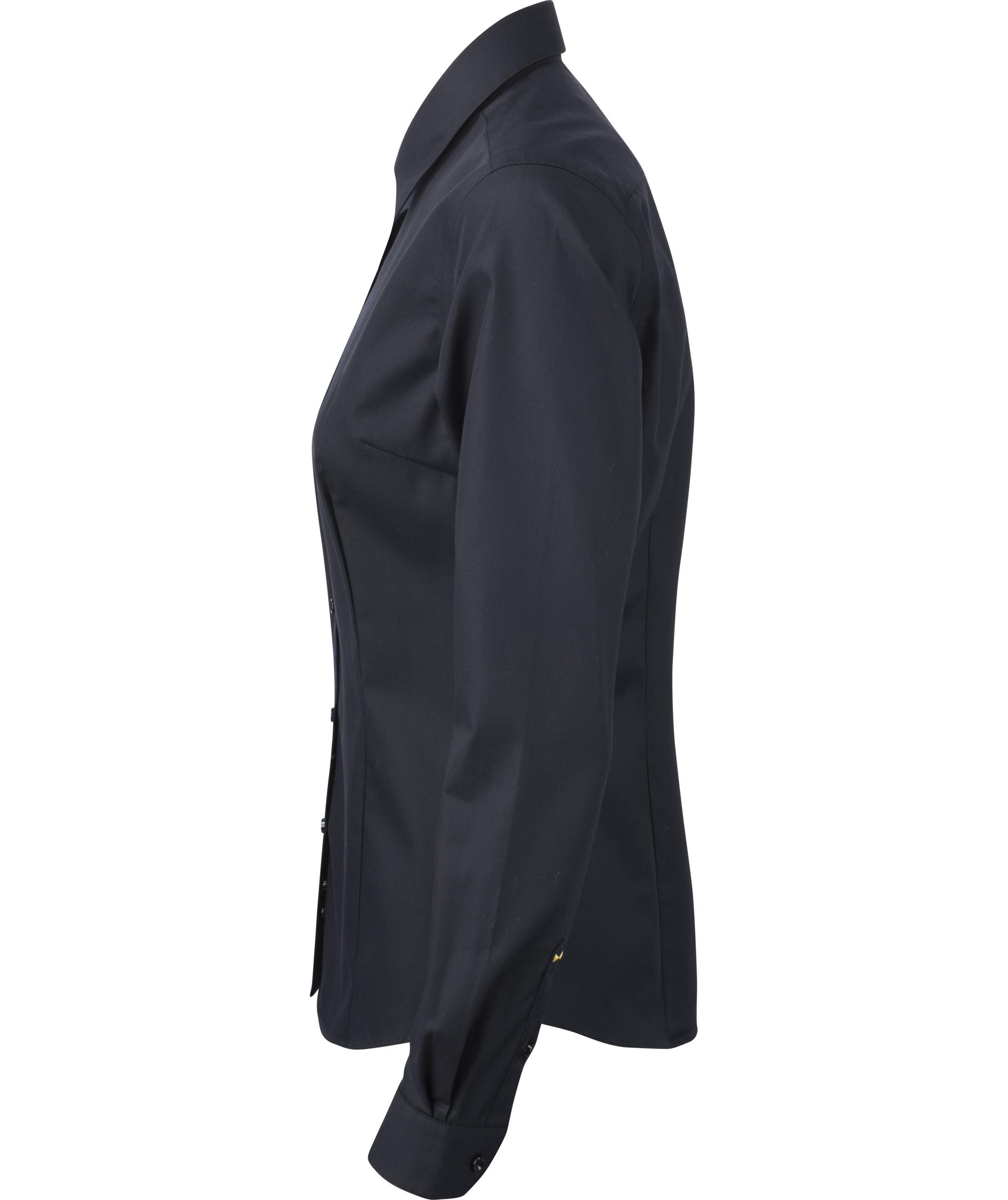 J. Harvest & Frost Twill Yellow Bow 50 lady fit skjorte, Sort, large image number 2