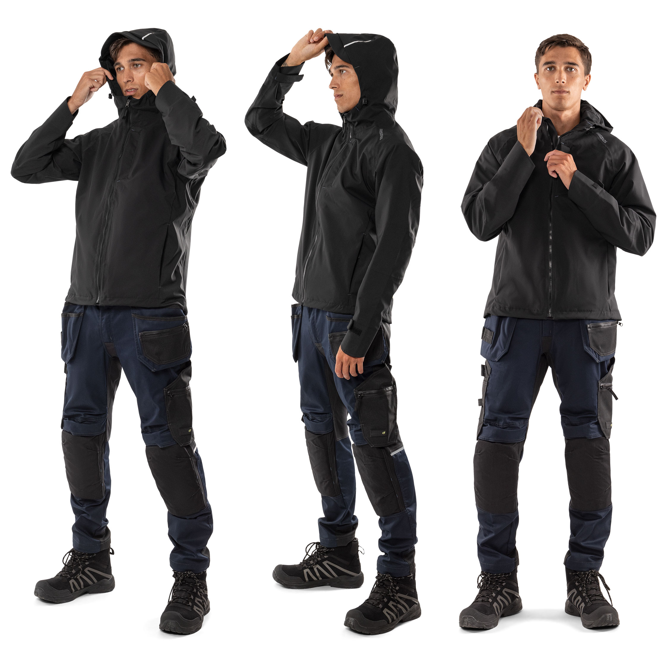 Fristads Shelljacke 4882 GLPS, Schwarz, large image number 6