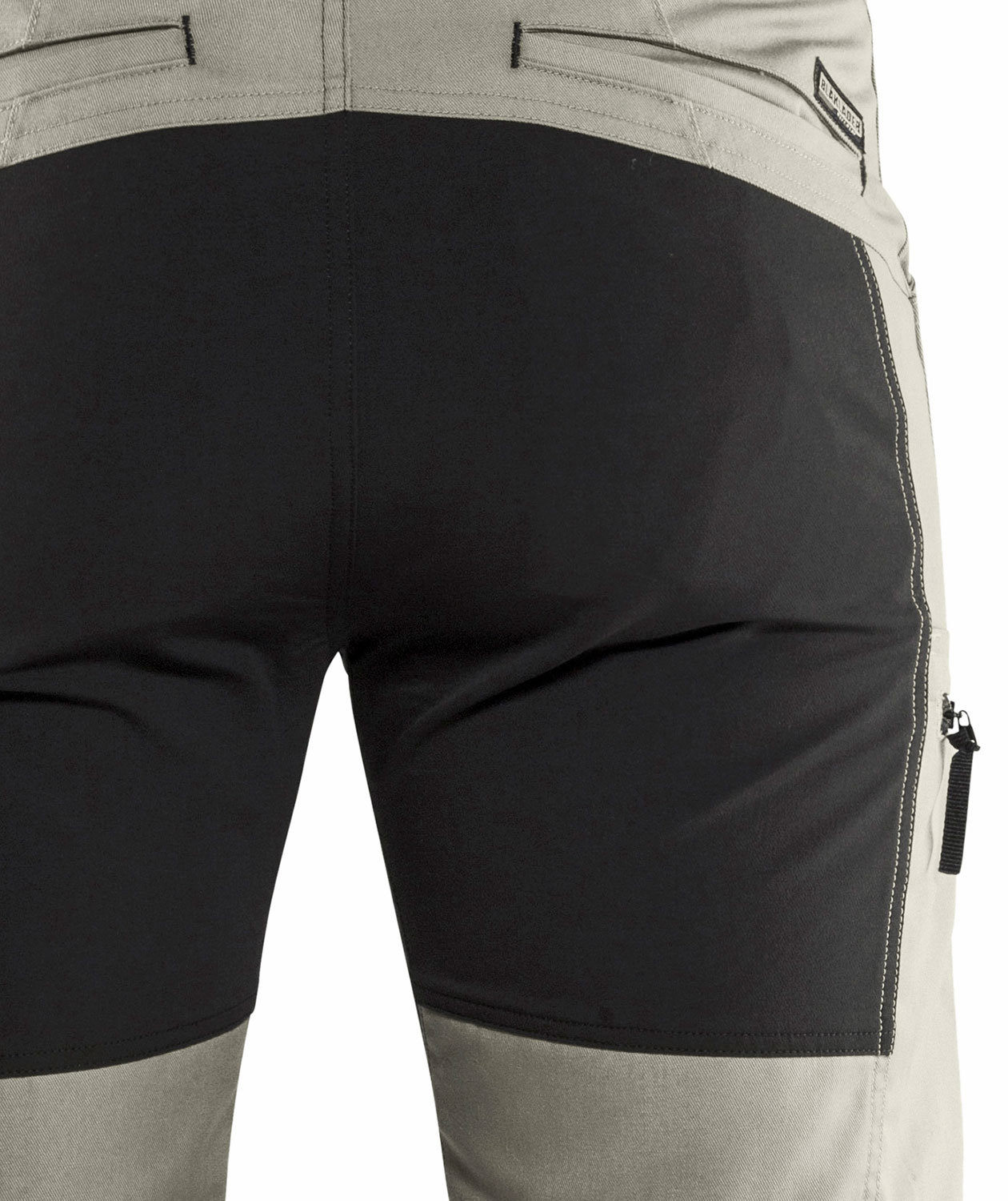 Bl&aring;kl&auml;der Unite servicebyxa, Sand/Svart, large image number 3