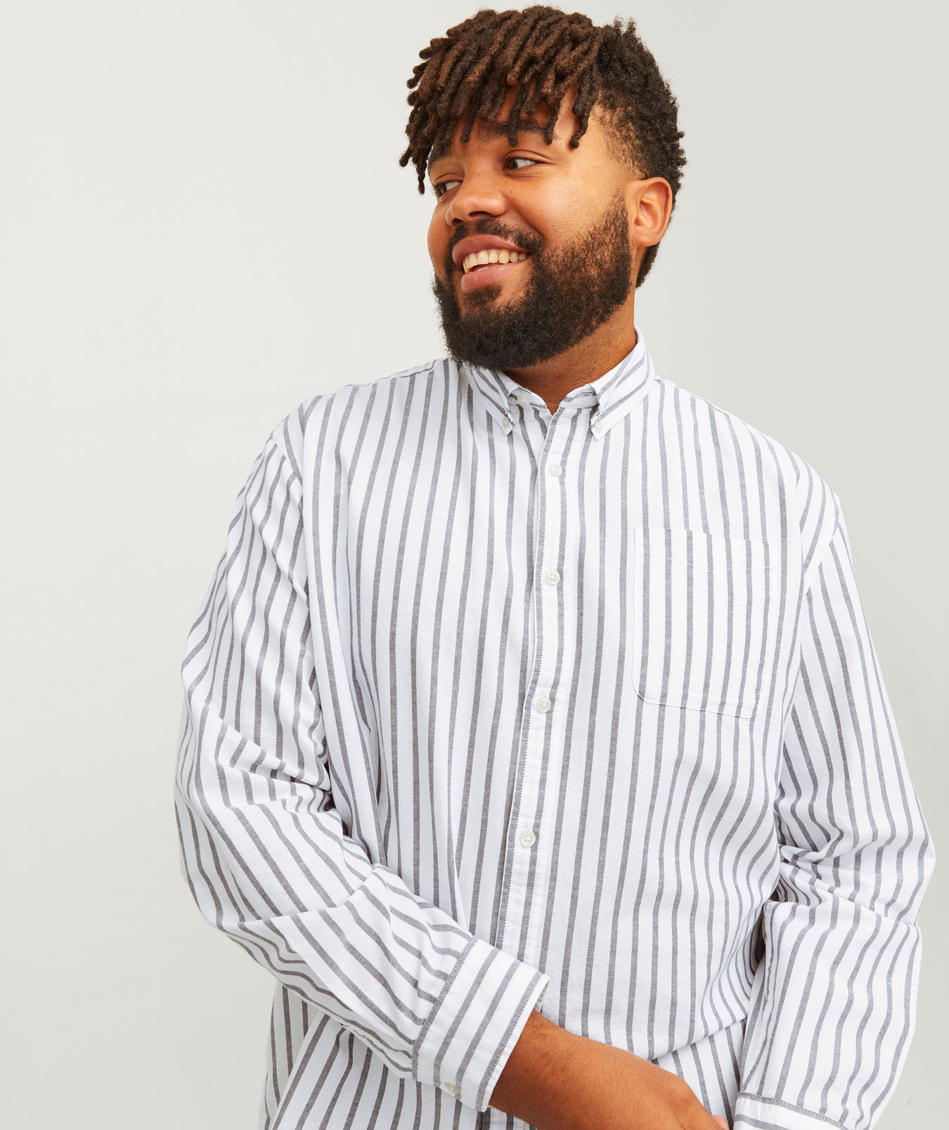 Jack & Jones Plus JJEOXFORD skjorta, Ensign Blue, large image number 3