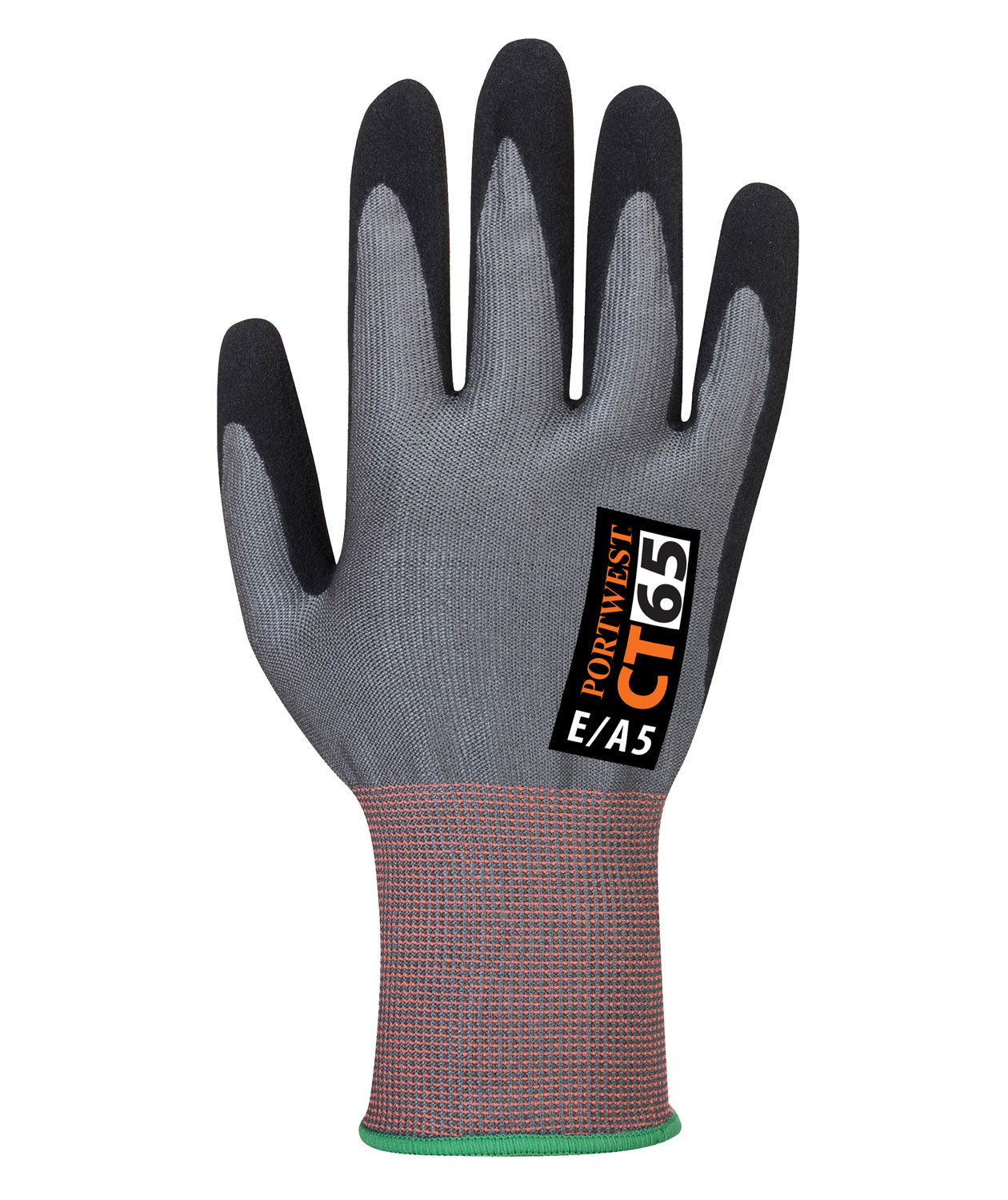 Portwest CT65 Schnittschutzhandschuhe Cut E, Grau/Schwarz