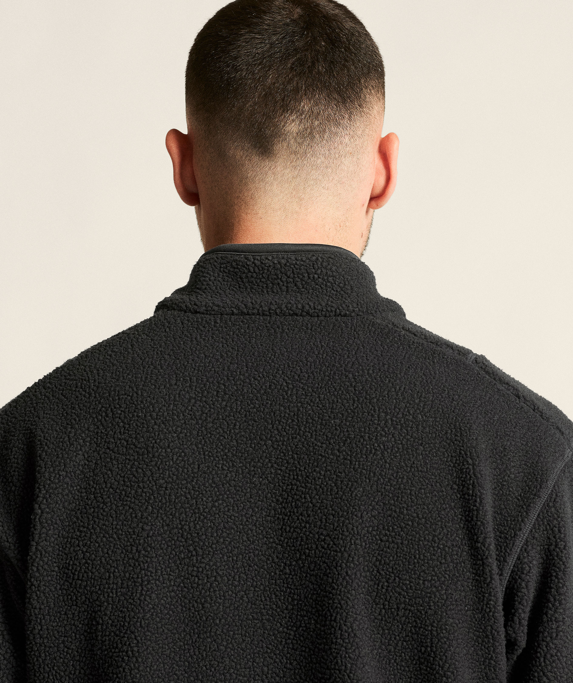 Craft Join half zip pile fleece pullover, Black, large image number 6