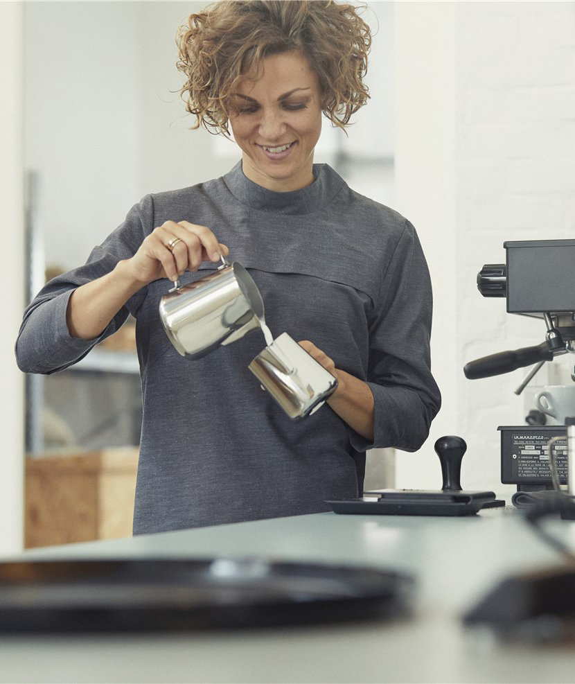 Kentaur A Collection modern fit popover dameskjorte, Clay Grey