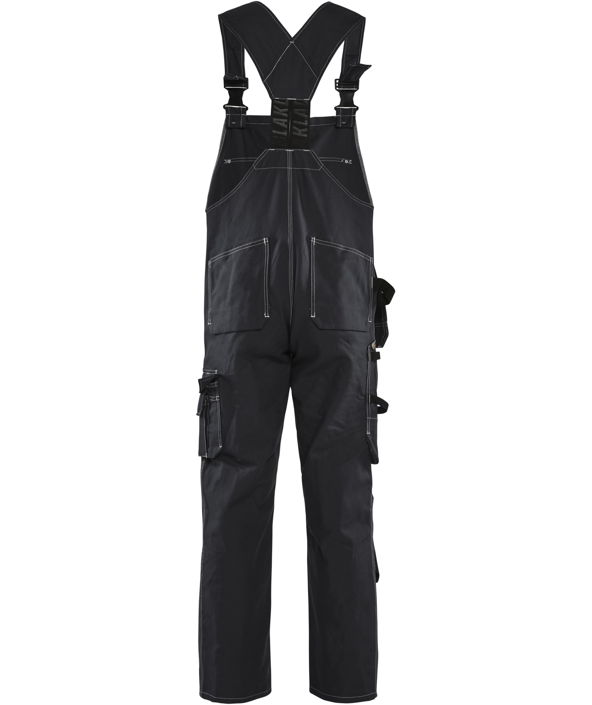 Bl&aring;kl&auml;der hantverksh&auml;ngselbyxa, Svart