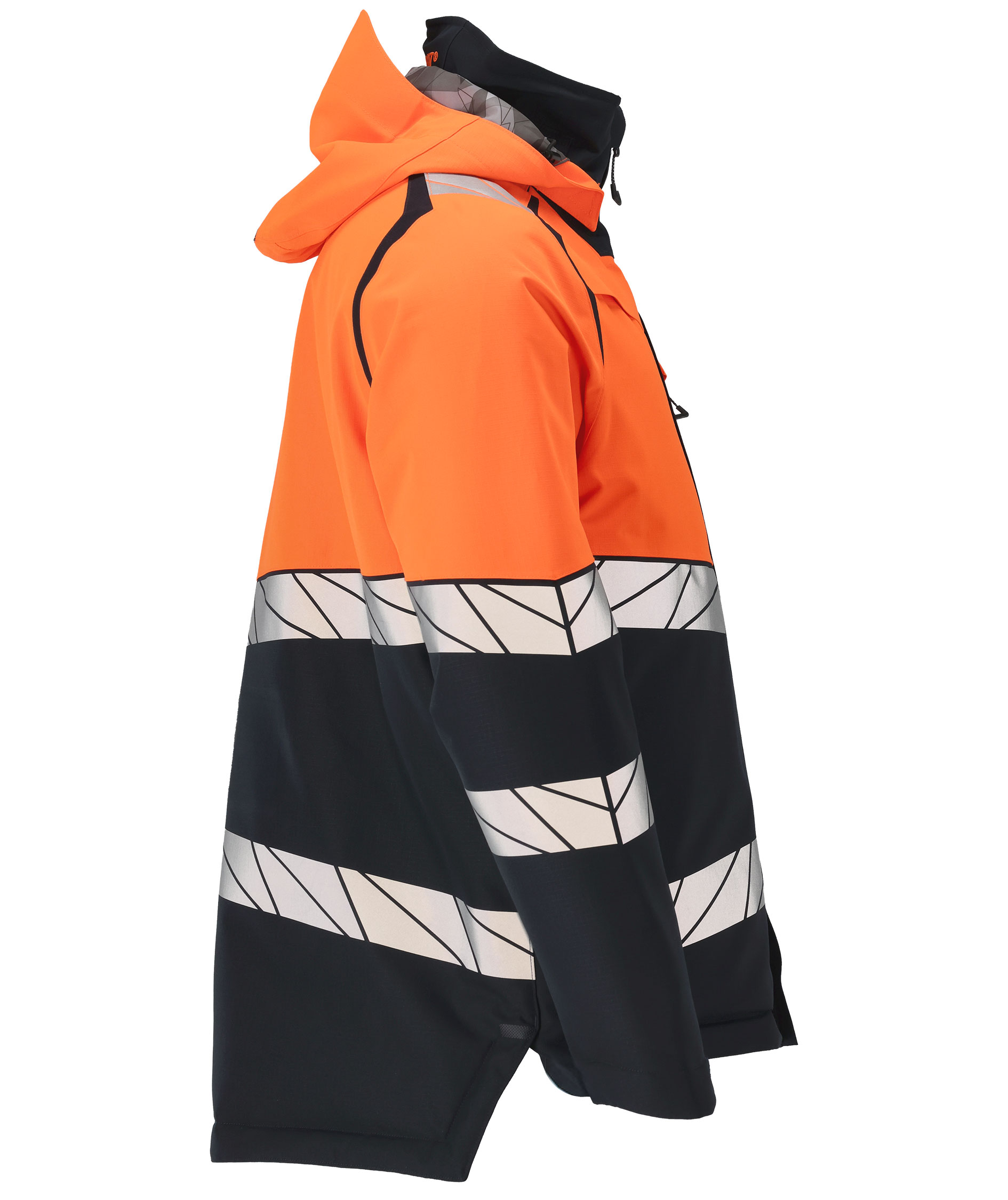 Mascot Accelerate Safe Winterjacke, Dunkel Marine/Hi-Vis Orange, large image number 2