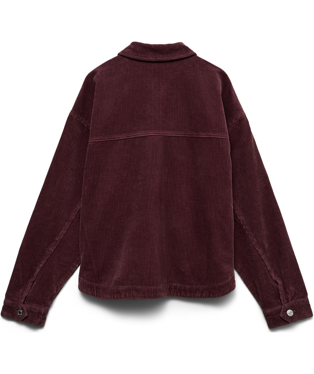 Vero Moda VMJAMIE corduroy dame skjortejakke, Winetasting, large image number 2