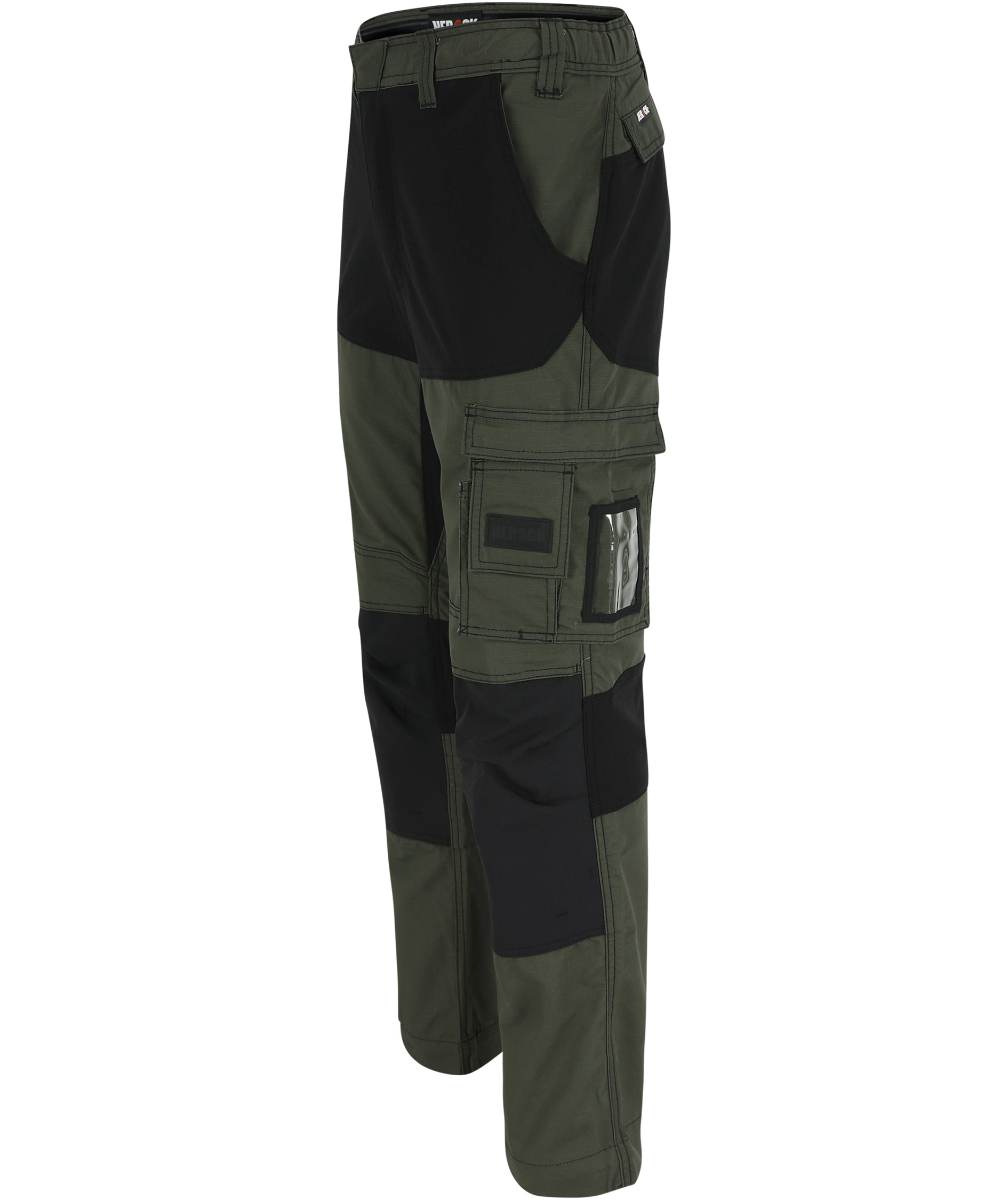 HEROCK Hector work trousers, Dark Khaki/Black, large image number 3