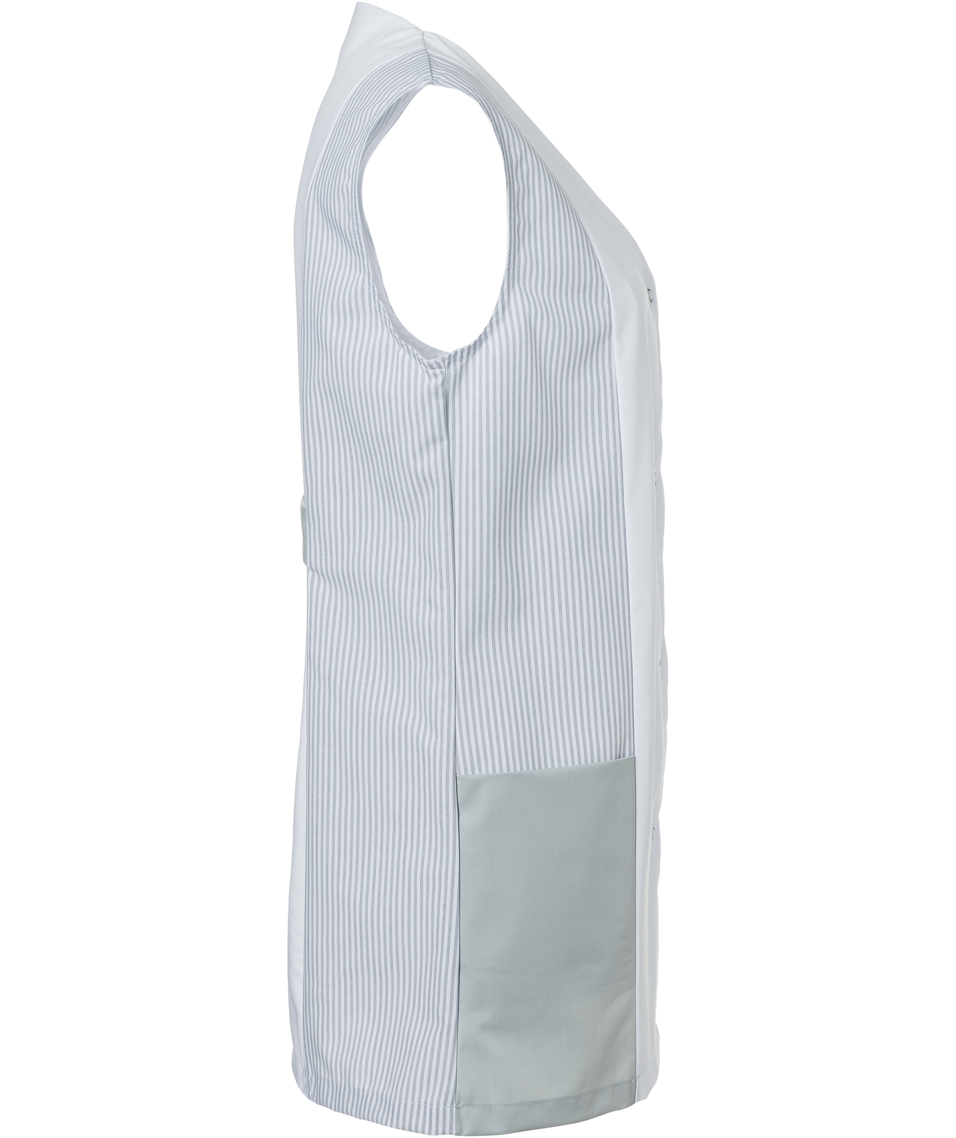 Karlowsky Sabrina dame tunika uden &aelig;rmer, White/light grey, large image number 4