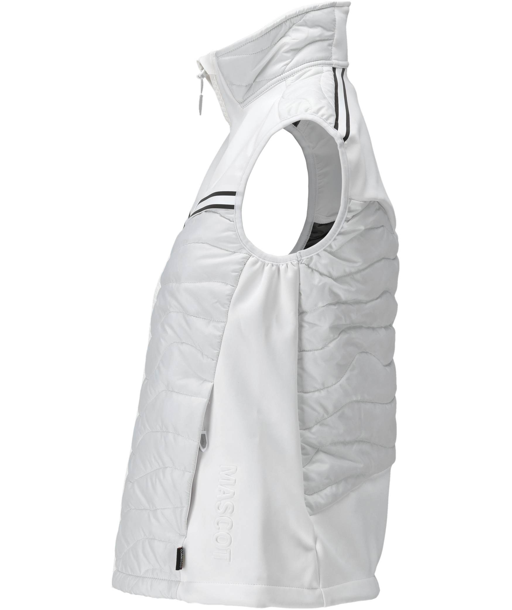 Mascot Customized dame vattert vest, Hvit, large image number 4