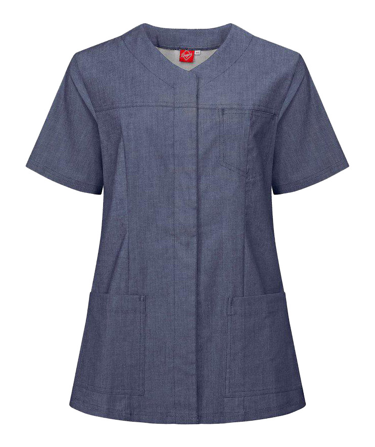 Segers stretch dame tunika, Denimbl&aring;, Denimbl&aring;, swatch