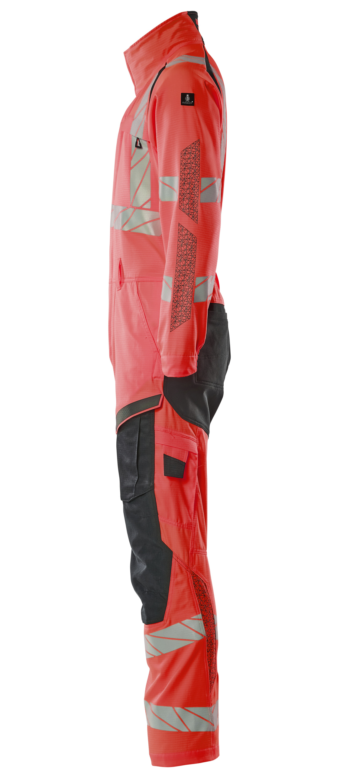 Mascot Accelerate Safe kjeledress, Hi-Vis R&oslash;d/M&oslash;rk Marine, large image number 2