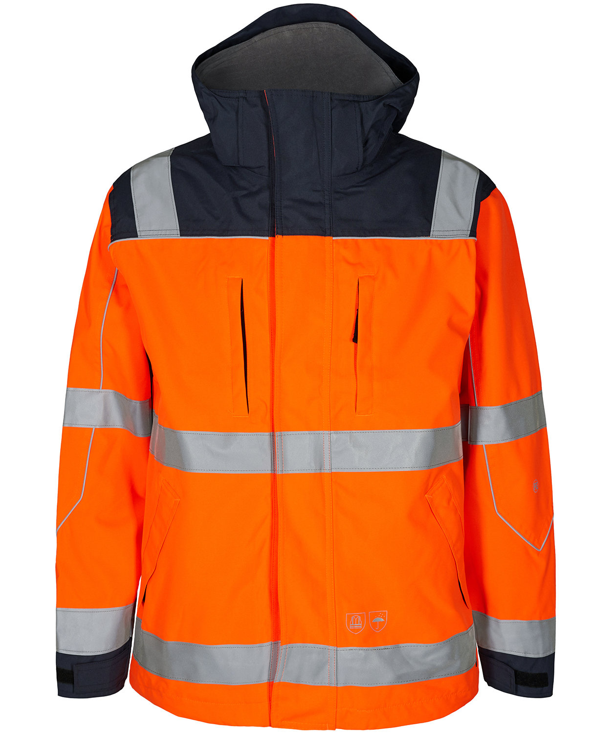 Engel Safety skaljacka, Varsel Orange/Marinbl&aring;