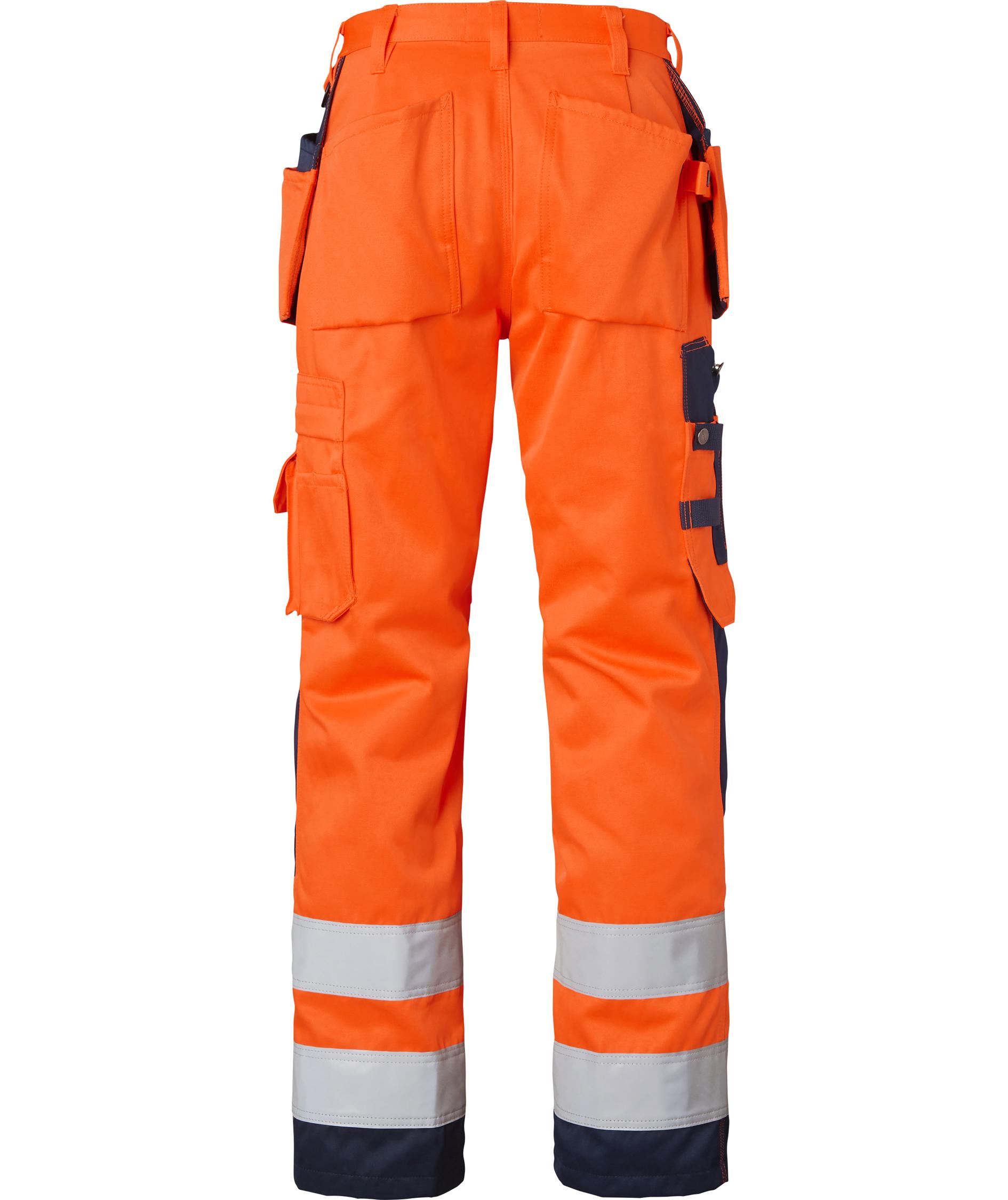 Top Swede hantverksbyxa 2516, Varsel Orange/Navy