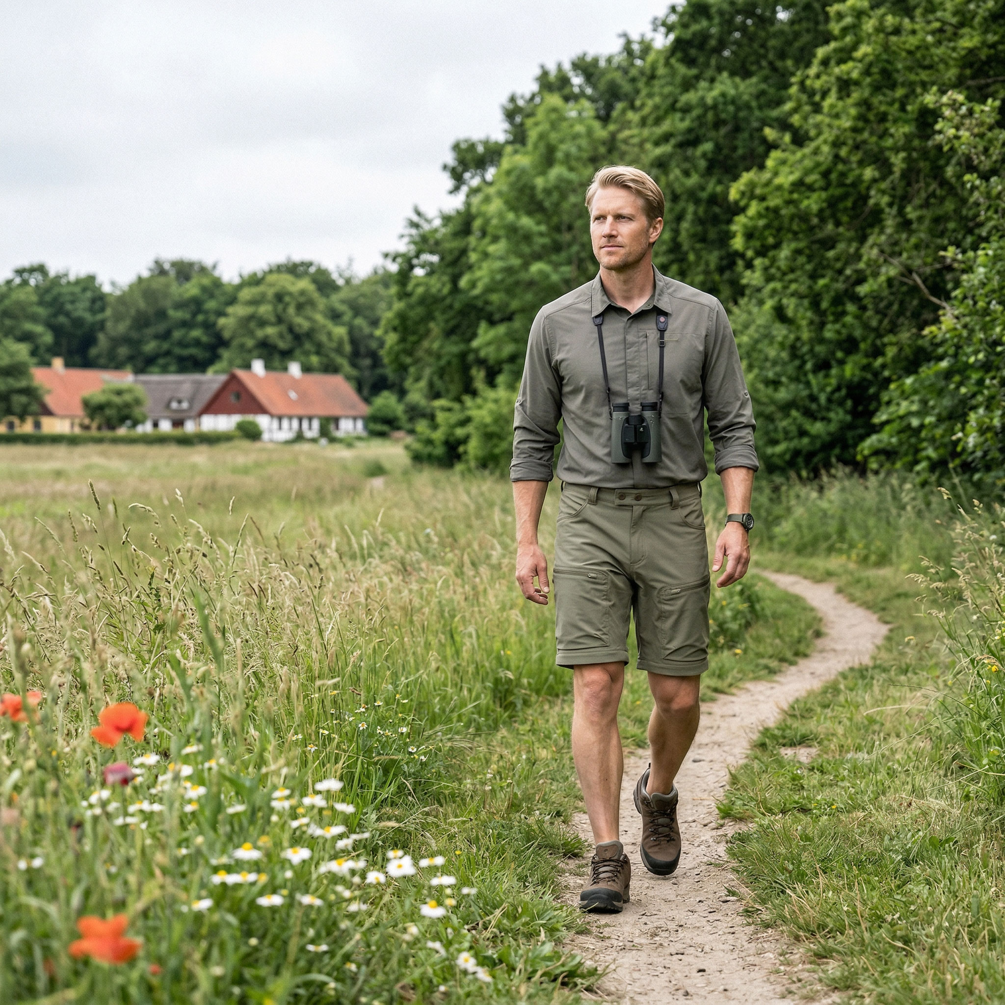 Pinewood Active Outdoor shorts, Light Khaki