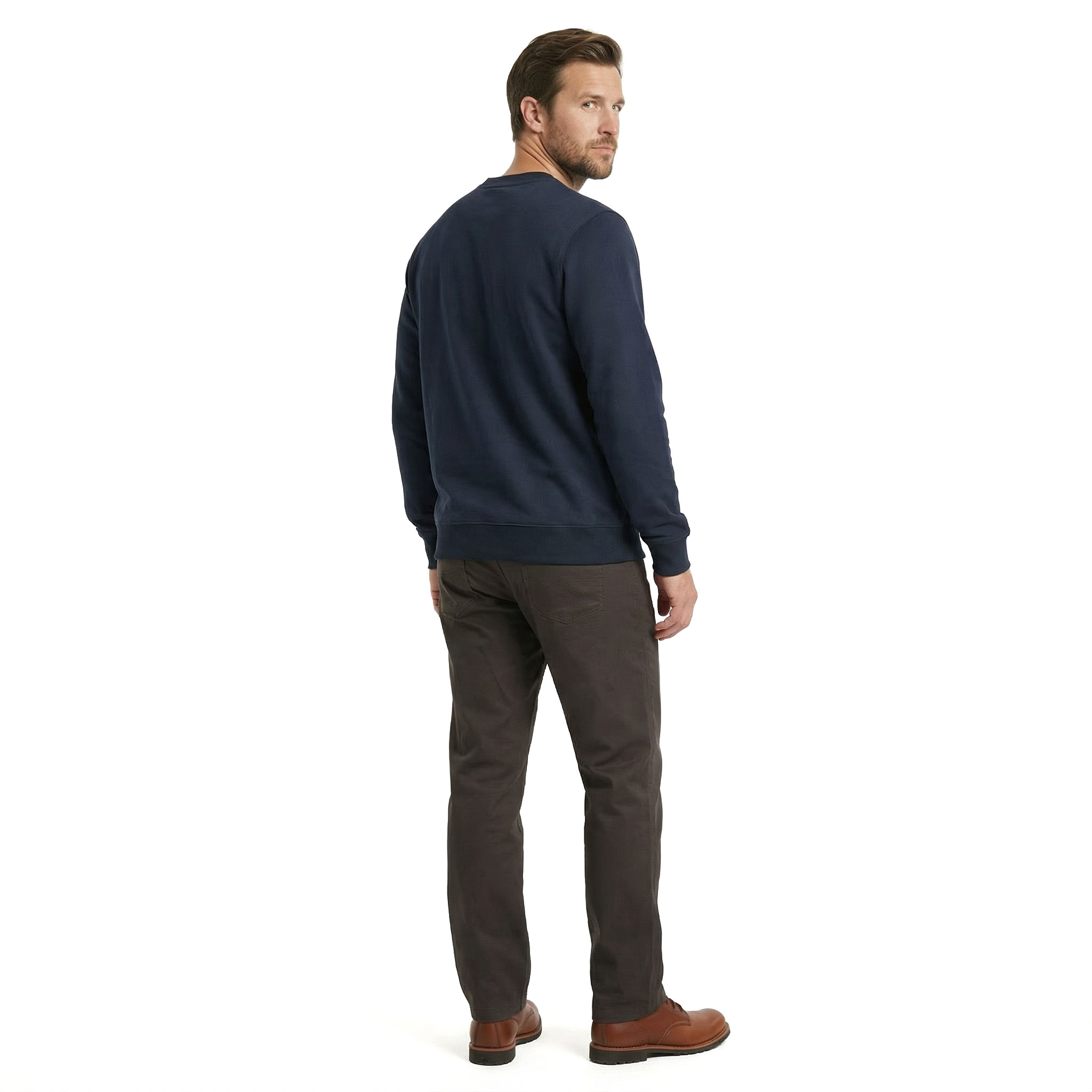 Westborn light sweatshirt, Navy, large image number 3