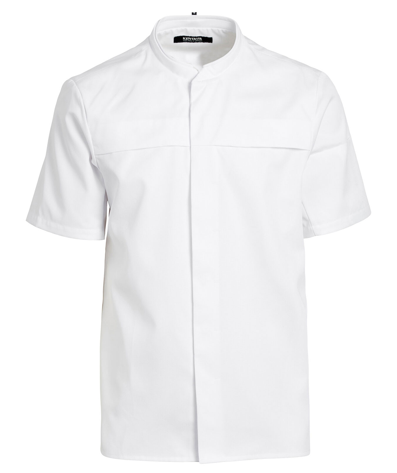 Kentaur Tencel Gourmet kortermet kokke-/servit&oslash;rjakke, Hvit