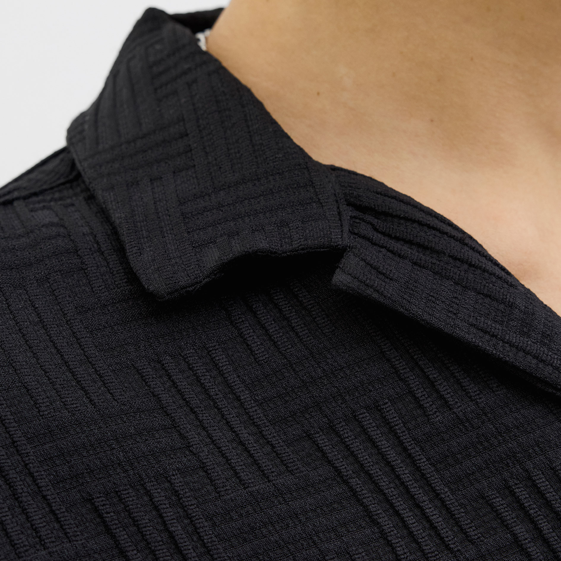 Jack & Jones JJEMATTEO RESORT kurz&auml;rmlige Hemd, Black, large image number 3