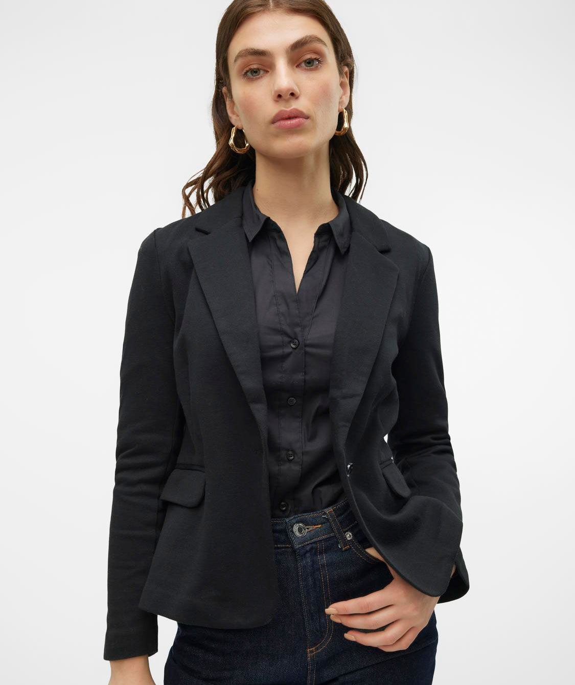 Vero Moda VMJULIA Regular fit blazer dam, Black, large image number 4