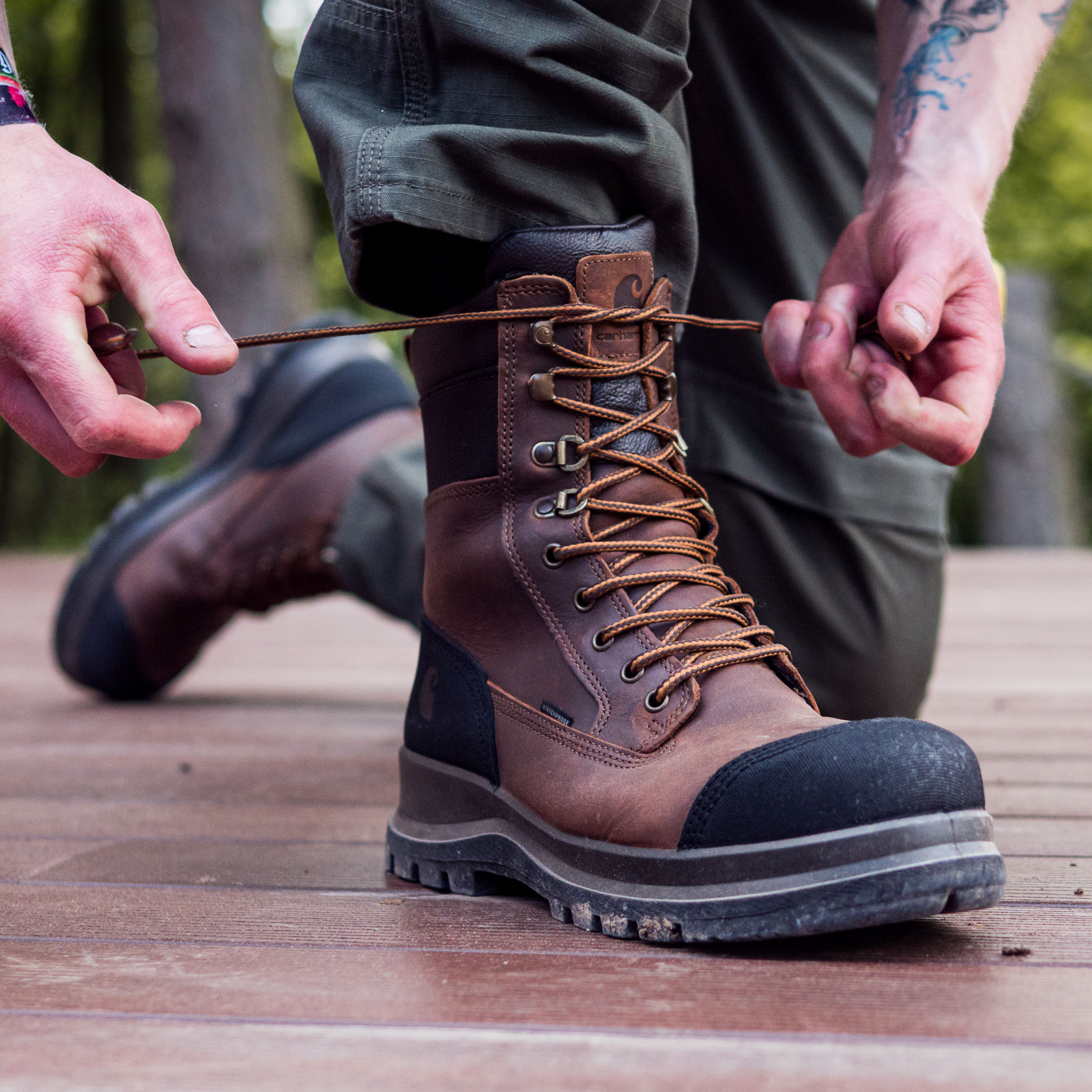 Carhartt Detroit Rugged Flex skyddsst&ouml;vlar S3, Brun, large image number 2