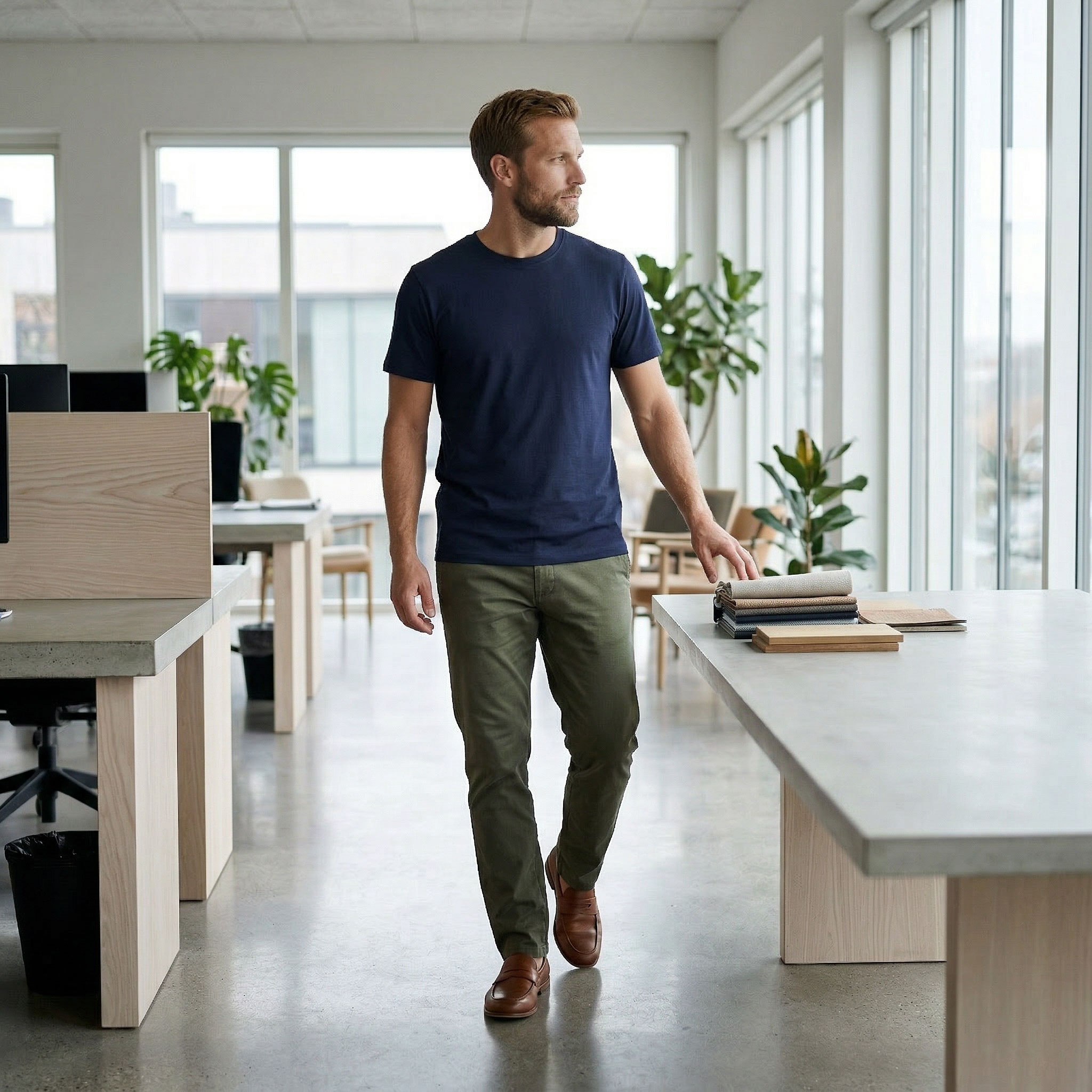 Westborn Basic T-shirt, Navy