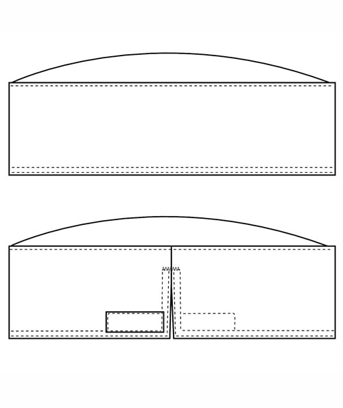 Kentaur kalott med kardborrekn&auml;ppning, Svart, Svart, large image number 2