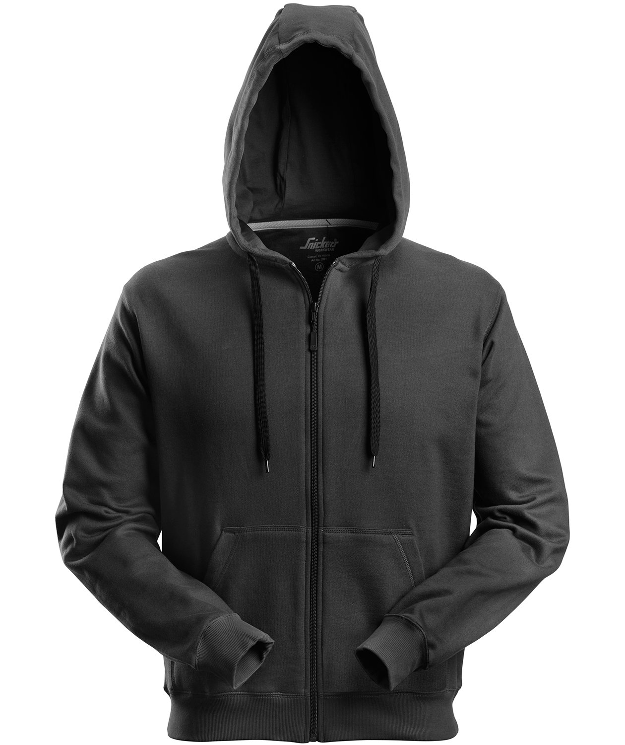 Snickers hettegenser 2801, Svart, Svart, swatch