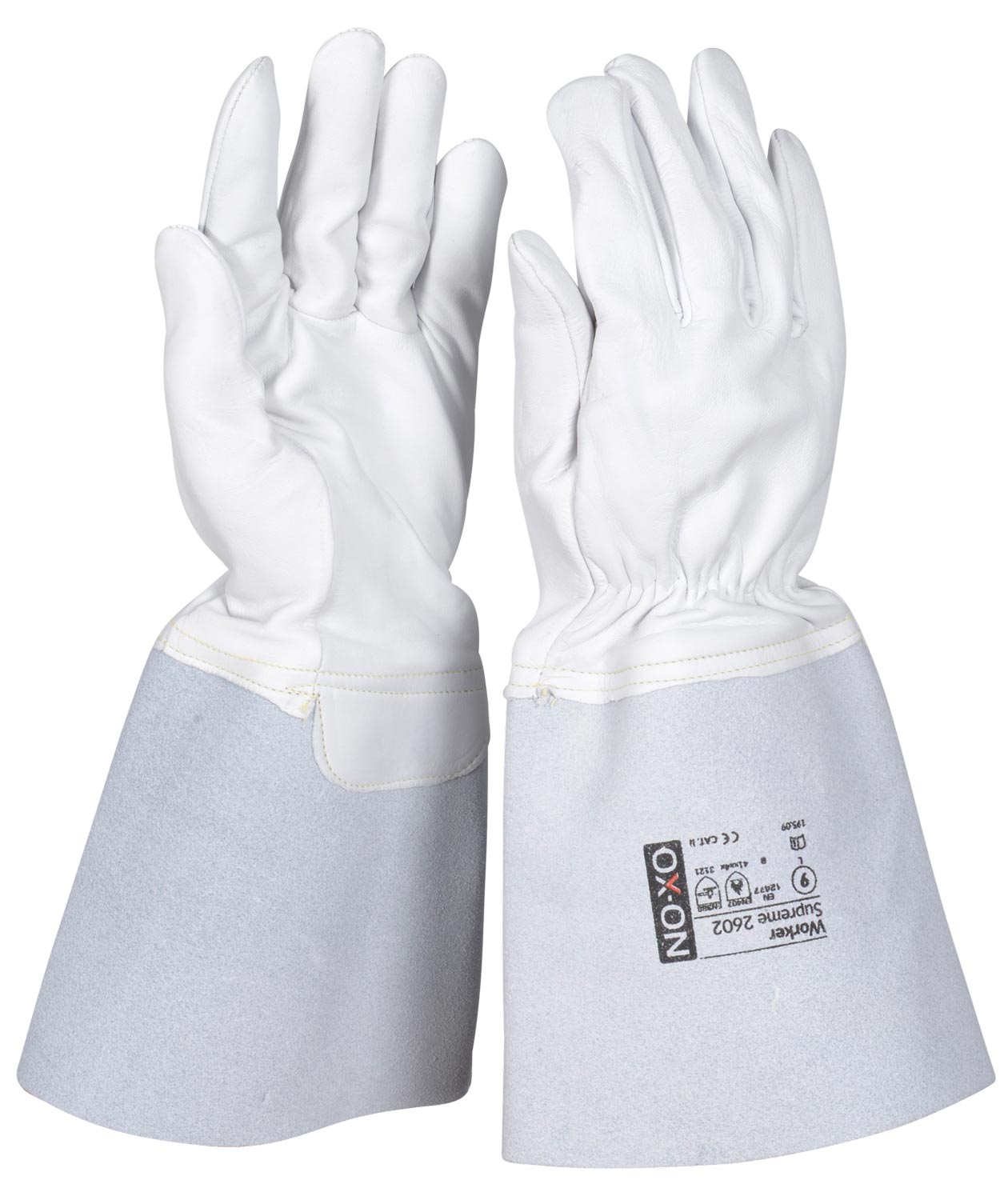OX-ON Worker Supreme 2602 TIG svejsehandsker, Hvid