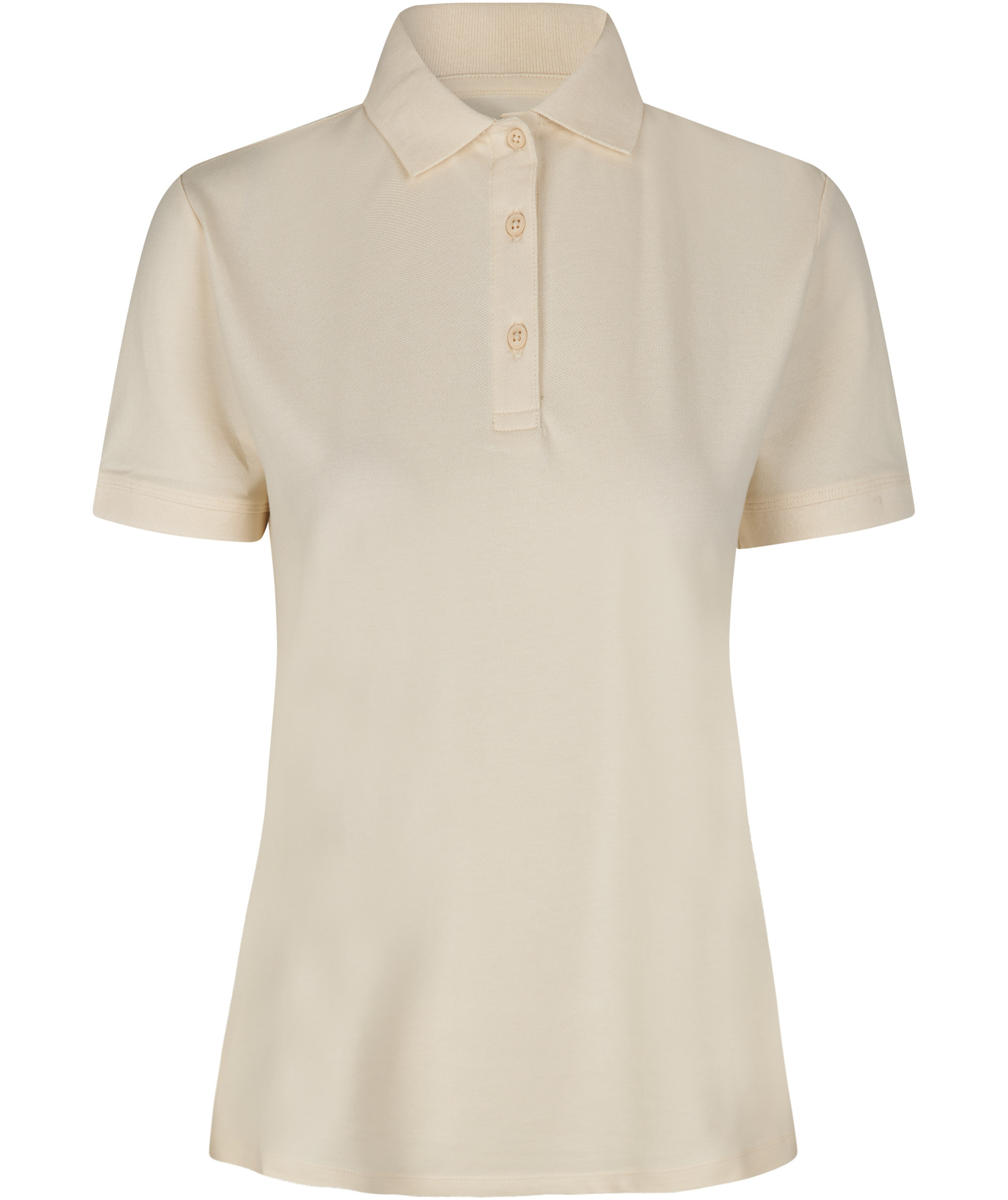 ID &oslash;kologisk dame polo T-shirt, Off White, Off White, swatch