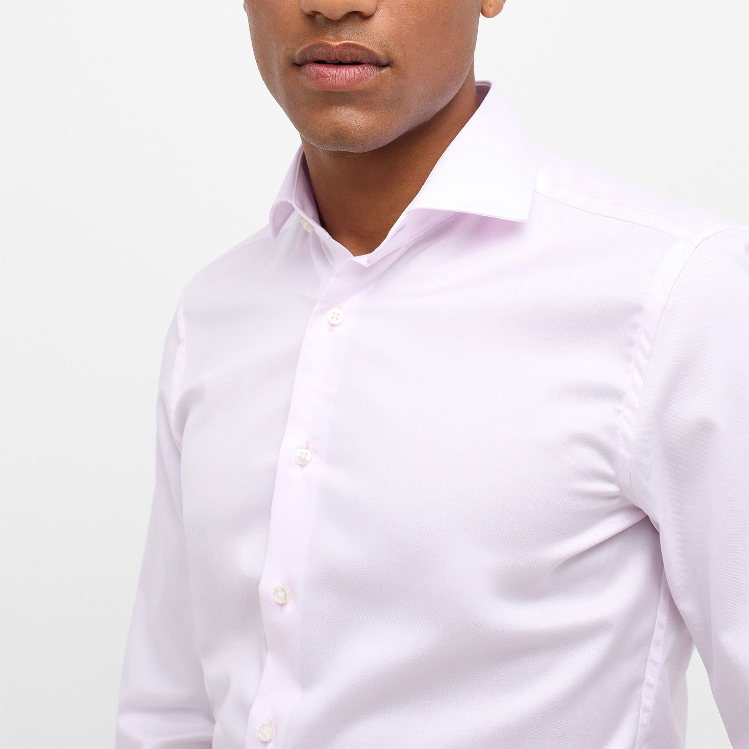 Eterna Gentle Slim fit skjorta, Rose, large image number 3