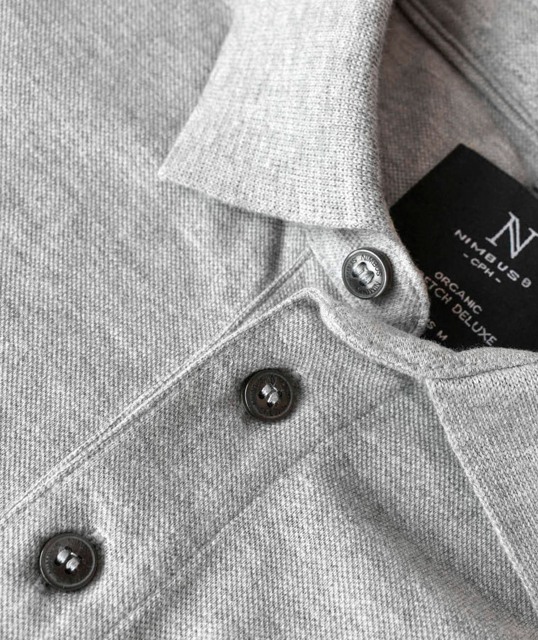 Nimbus Harvard Polo T-shirt, Grey melange , large image number 2