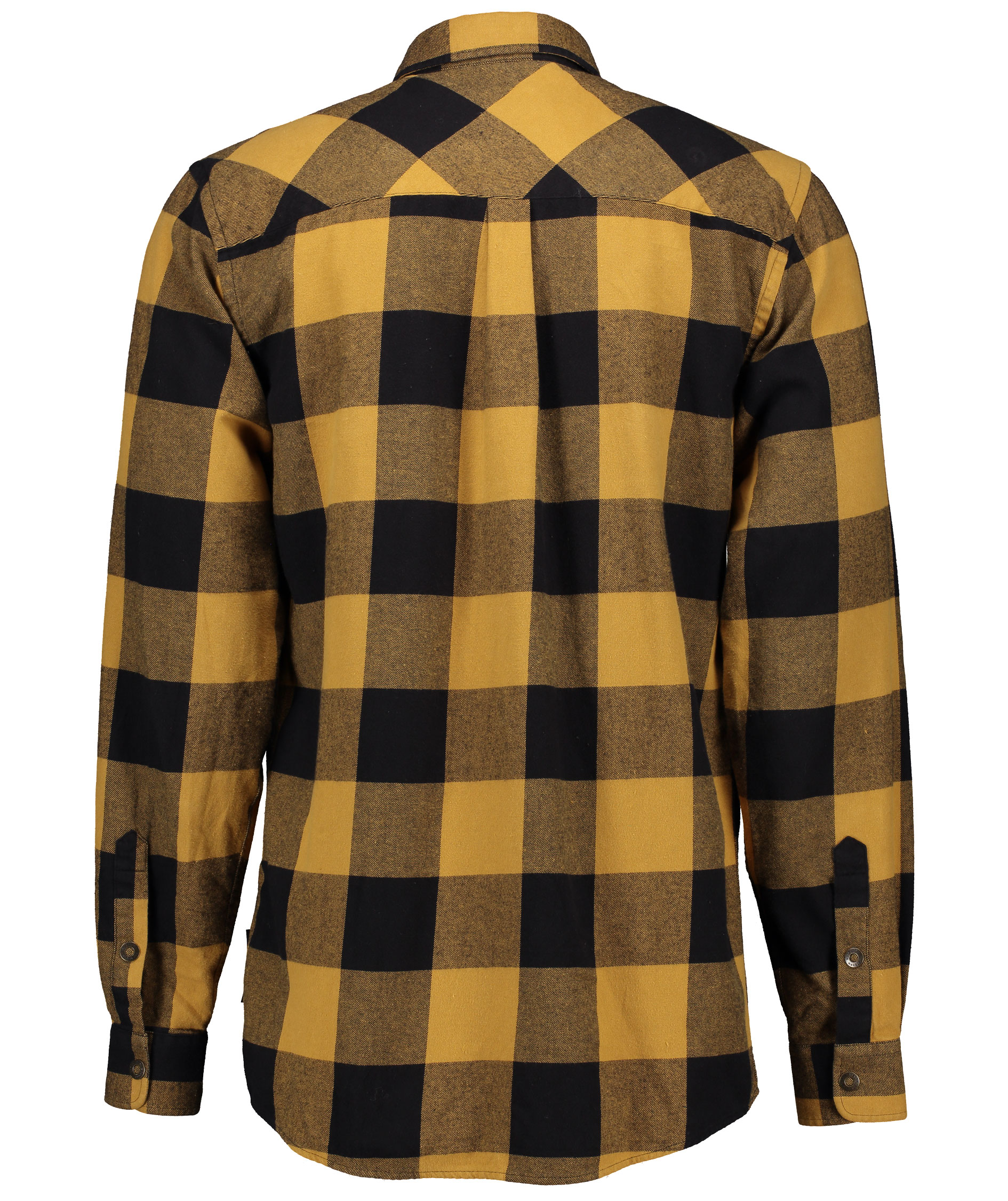 Westborn casual flanellskjorta, Mustard/Black, large image number 4