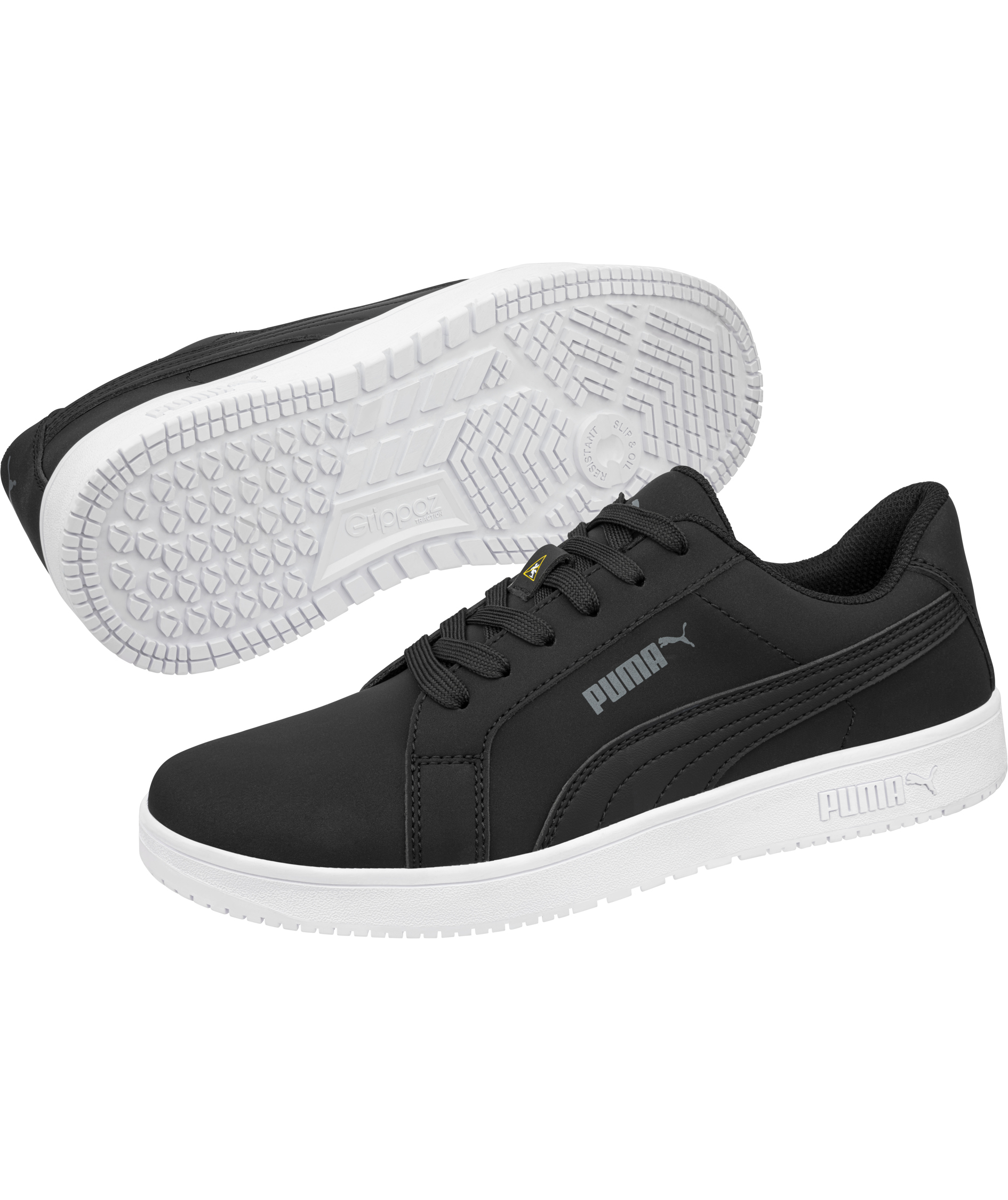 Puma Stellar arbetsskor O2, Black, large image number 7