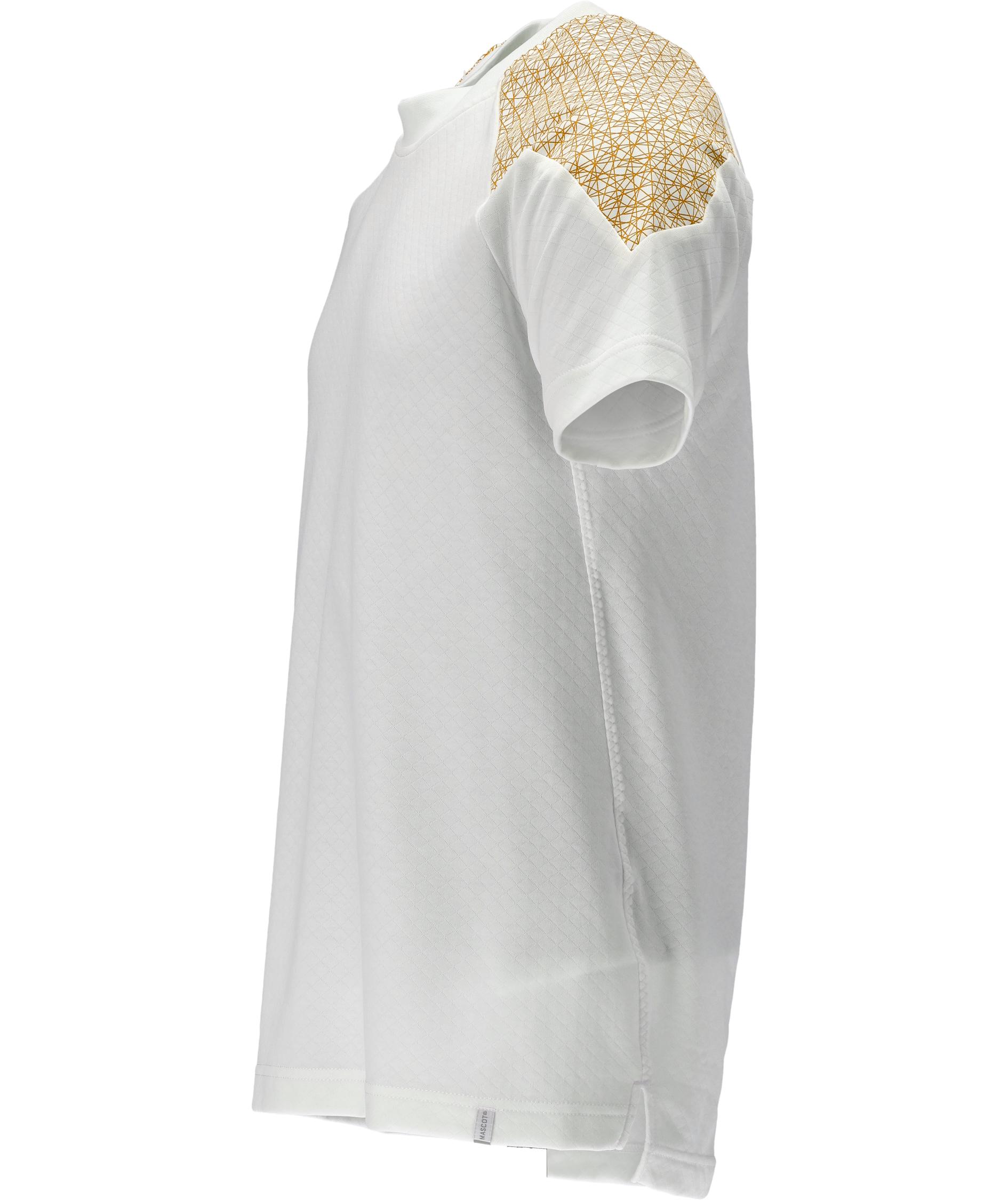 Mascot Food & Care Premium Performance HACCP-approved T-shirt, White/Curryyellow, large image number 2