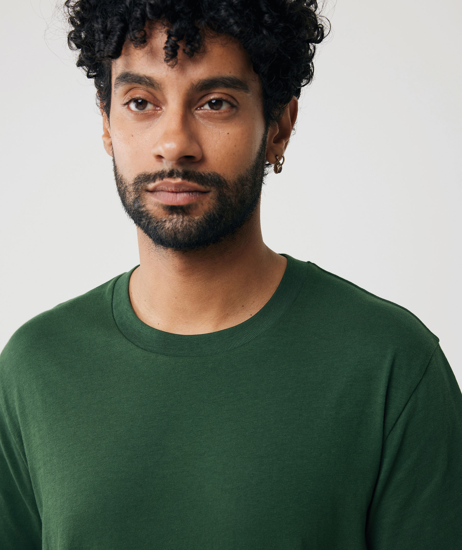 Iqoniq Brett T-shirt, Forest Green, large image number 6