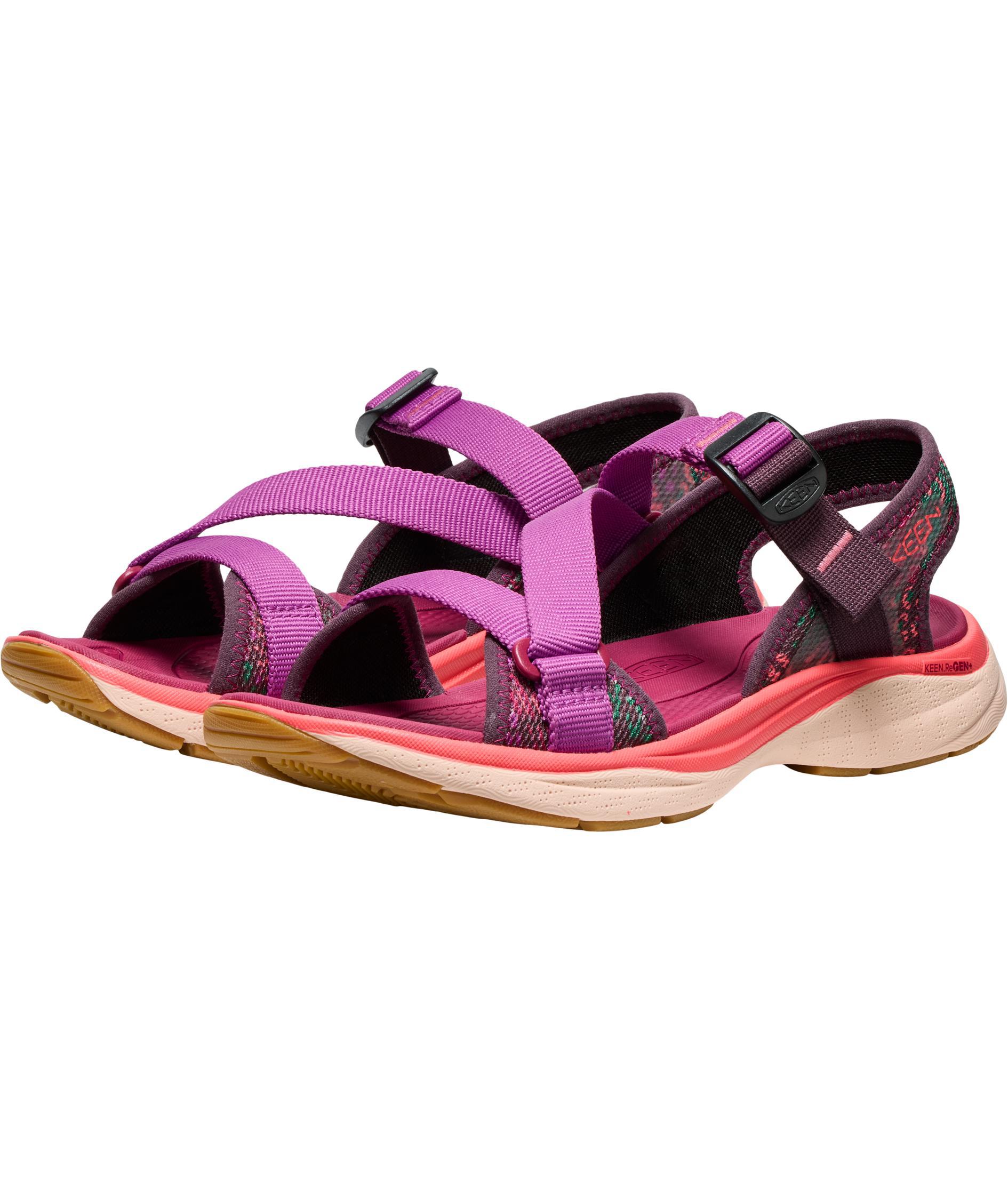 Keen Leiki OT women's sandals, Plum perfect/dubarry, large image number 5