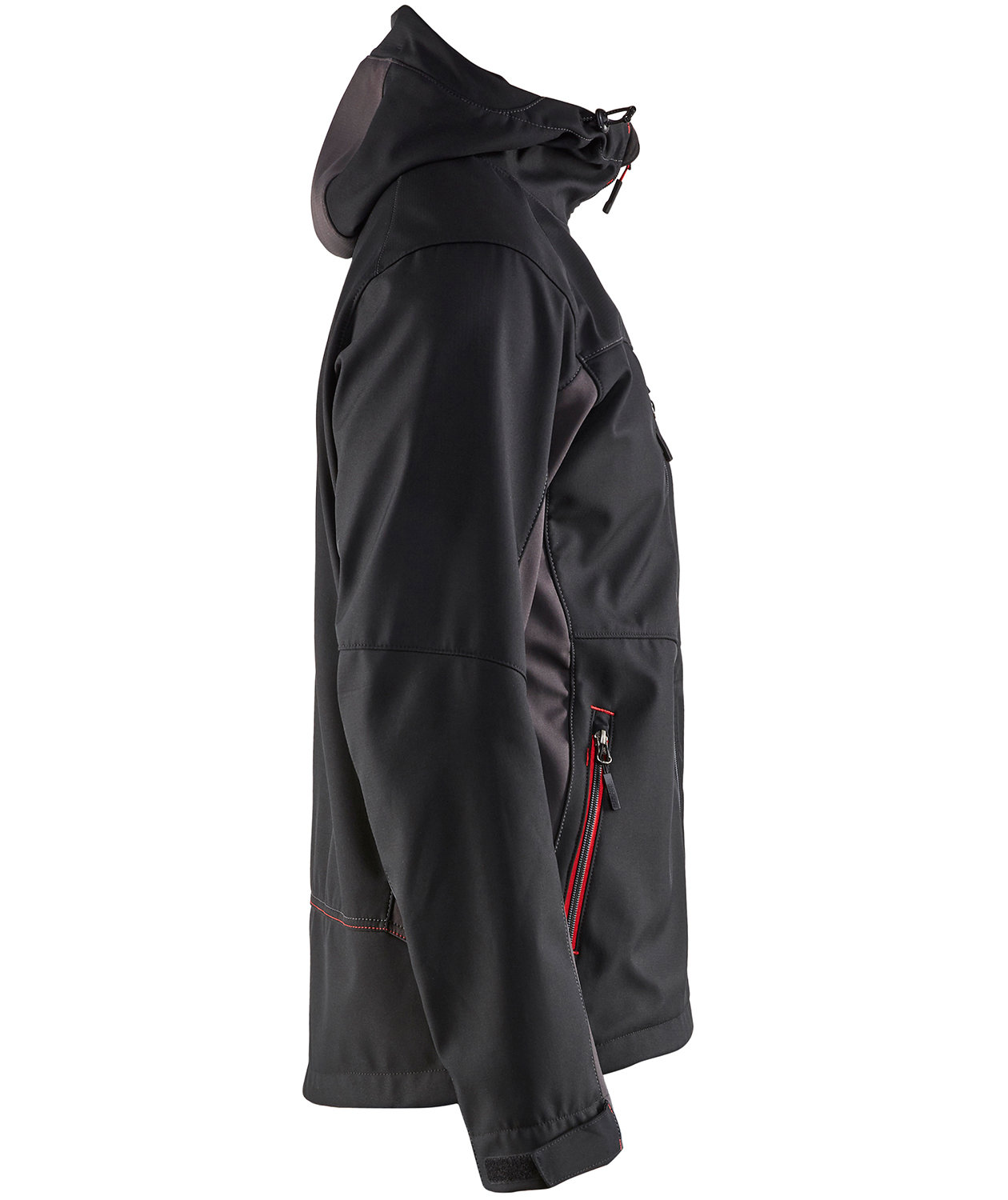 Bl&aring;kl&auml;der Unite softshell jacket, Black/Red, large image number 3