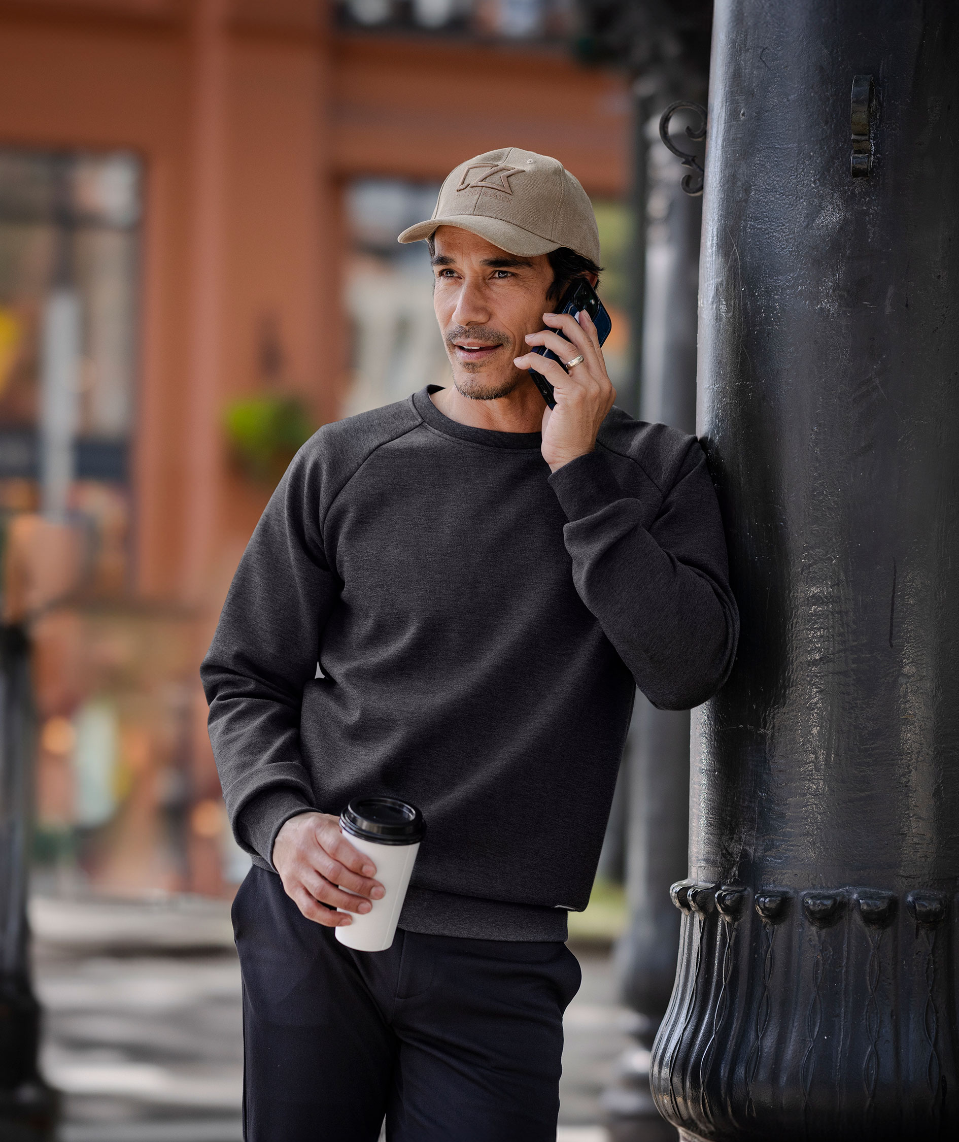 Cutter & Buck Pemberton sweatshirt, Anthracite melange, large image number 5